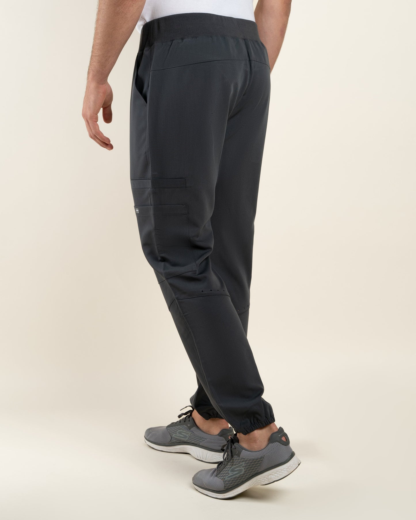 PANTALON HOMBRE DYNAMIC GRIS - PUÑO RIB