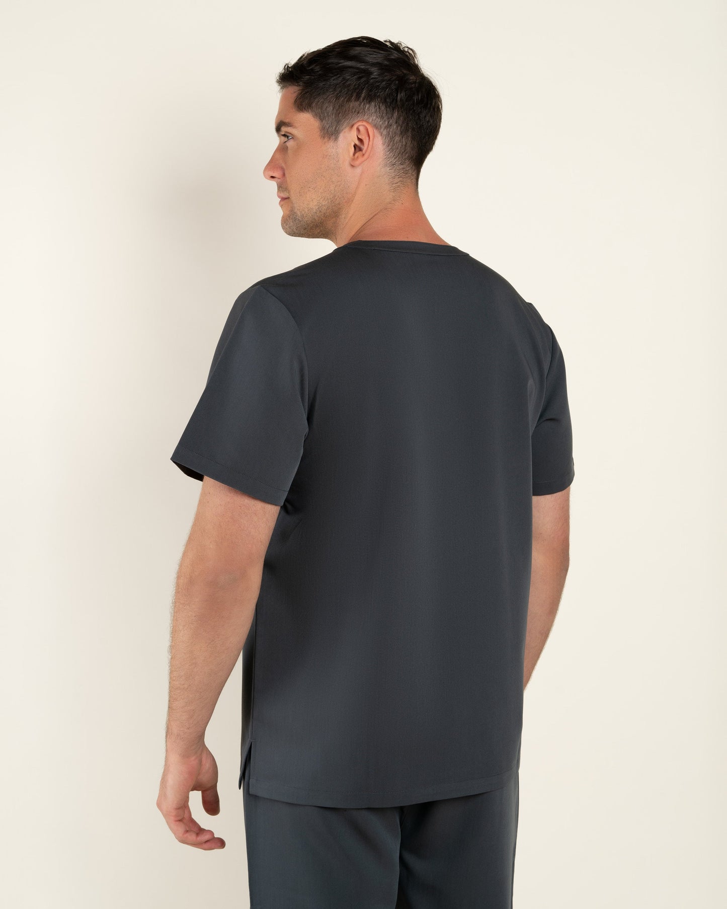 TOP HOMBRE DYNAMIC GRIS - CUELLO JOKE
