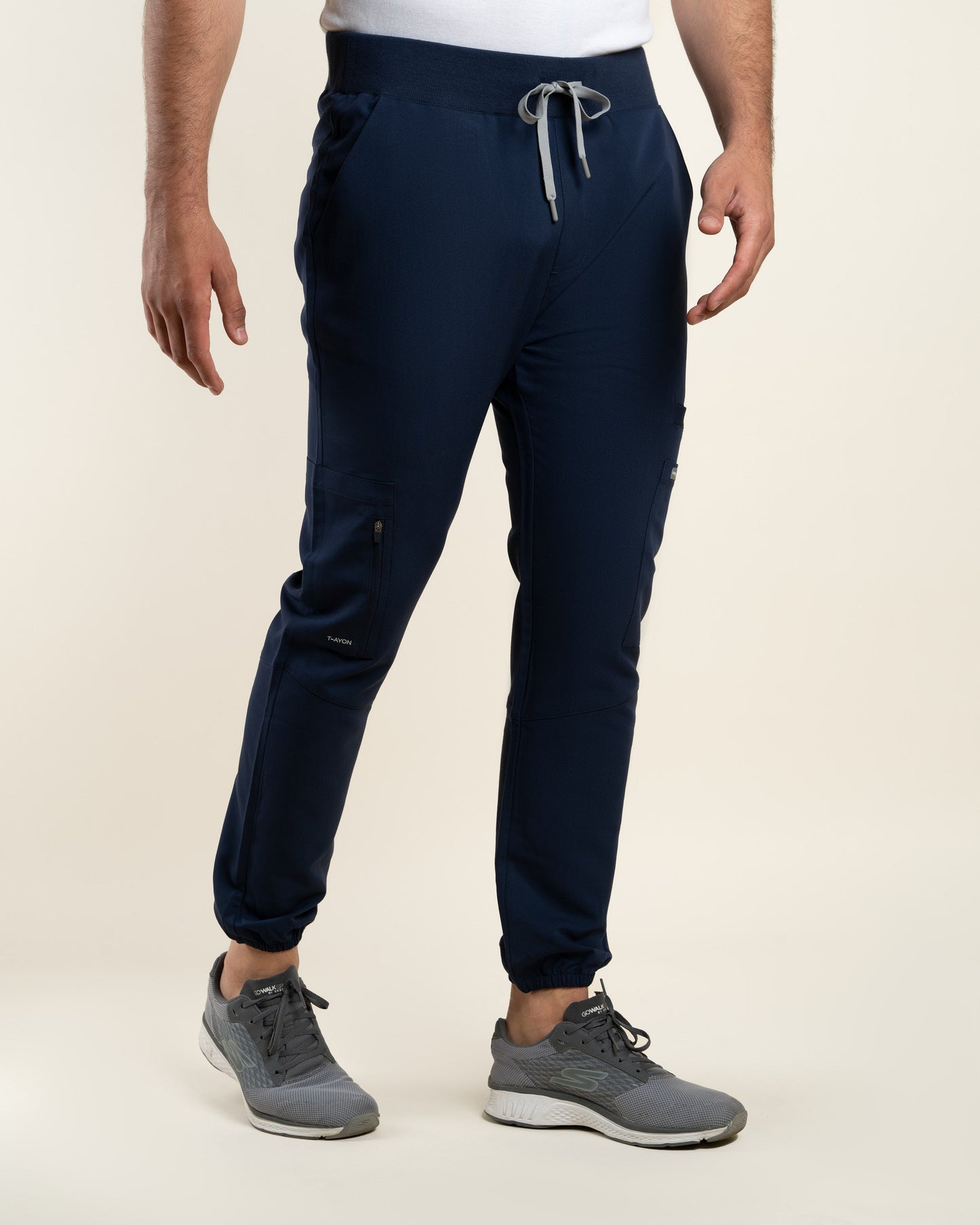 PANTALON HOMBRE DYNAMIC MARINO - PUÑO RIB