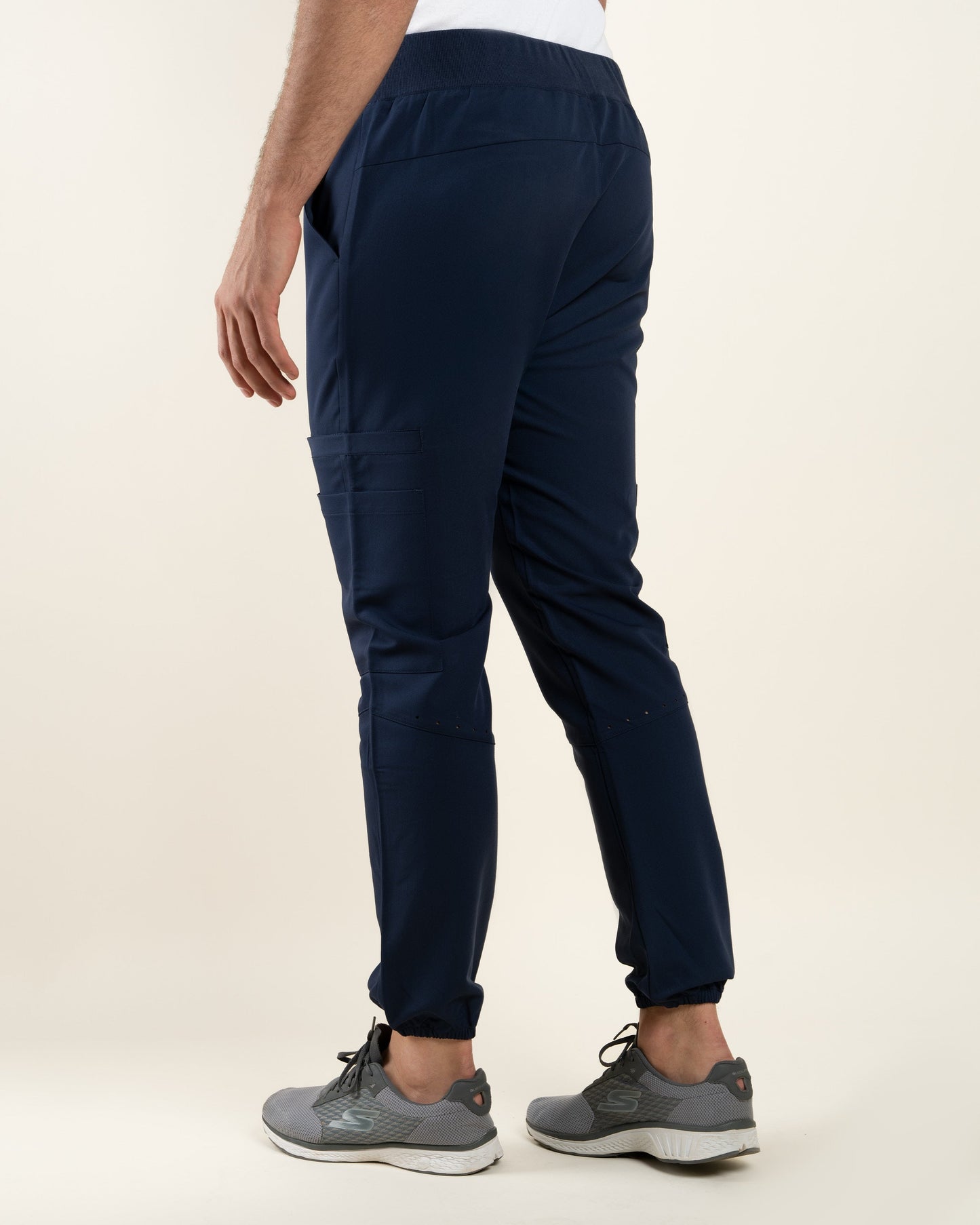 PANTALON HOMBRE DYNAMIC MARINO - PUÑO RIB