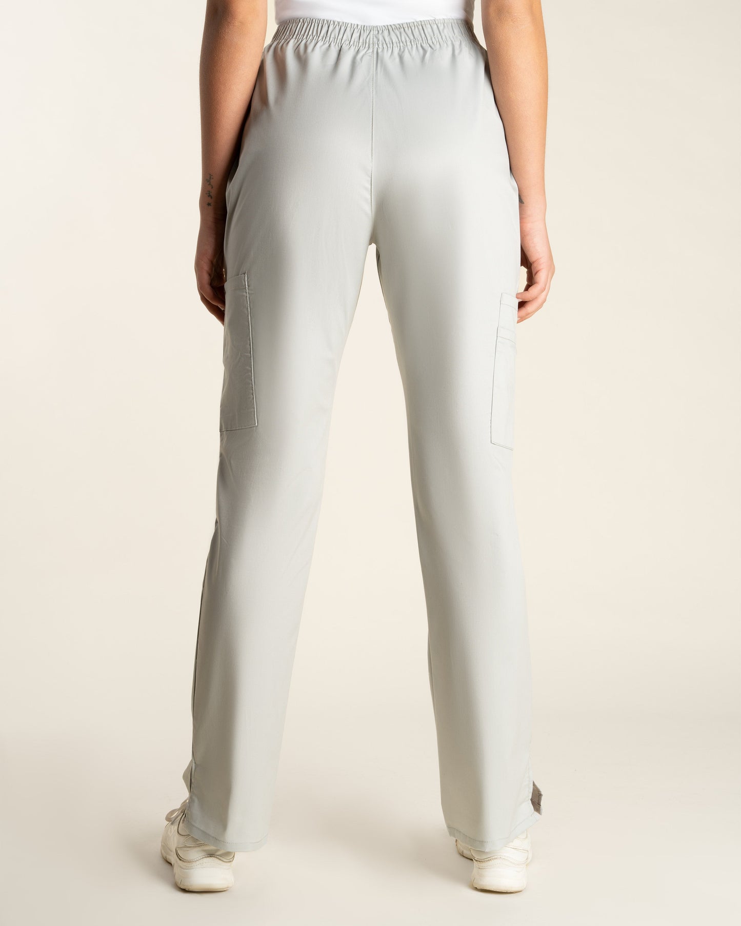 PANTALÓN MUJER WORK GRIS CLARO