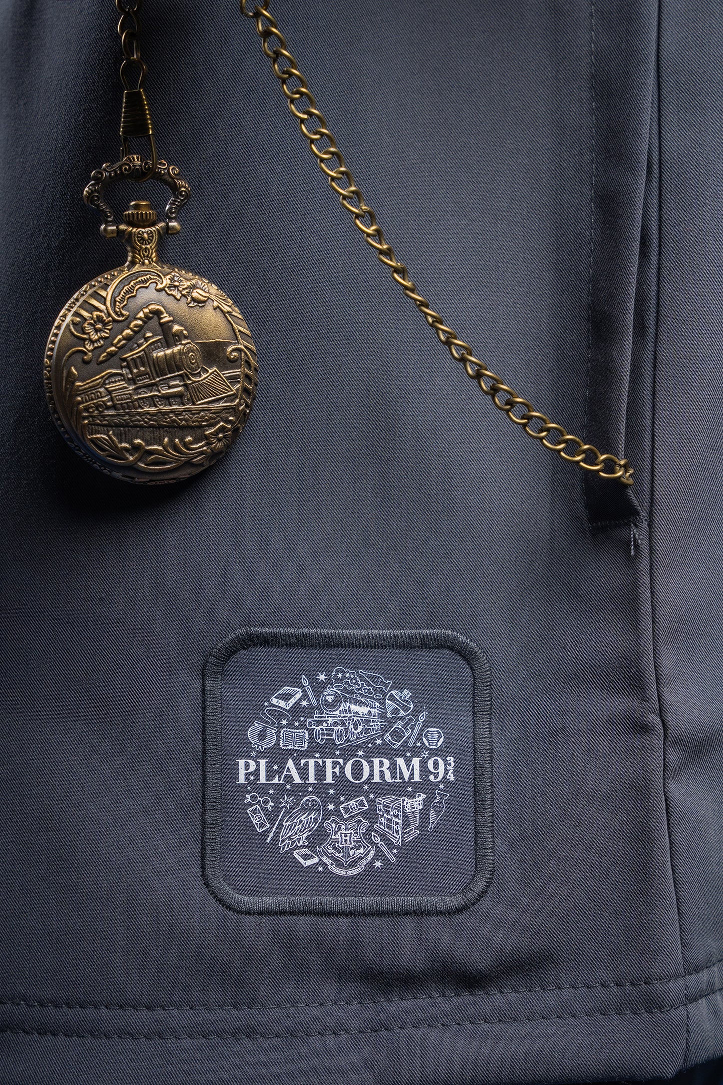 TOP HOMBRE COMFORT GRIS HARRY POTTER