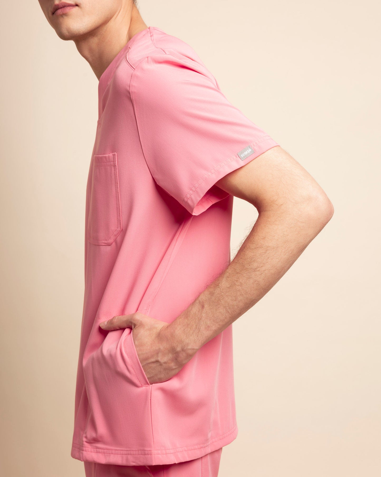 TOP HOMBRE COMFORT CORAL