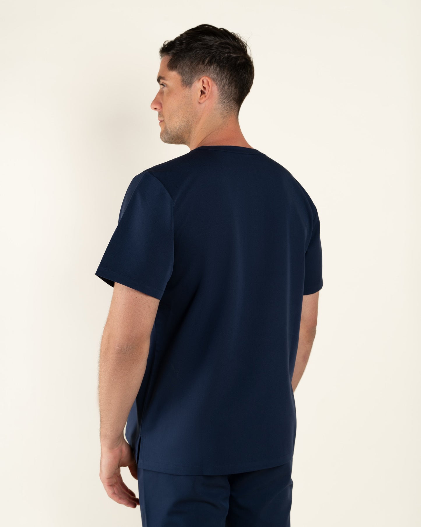 TOP HOMBRE DYNAMIC MARINO - CUELLO RIB