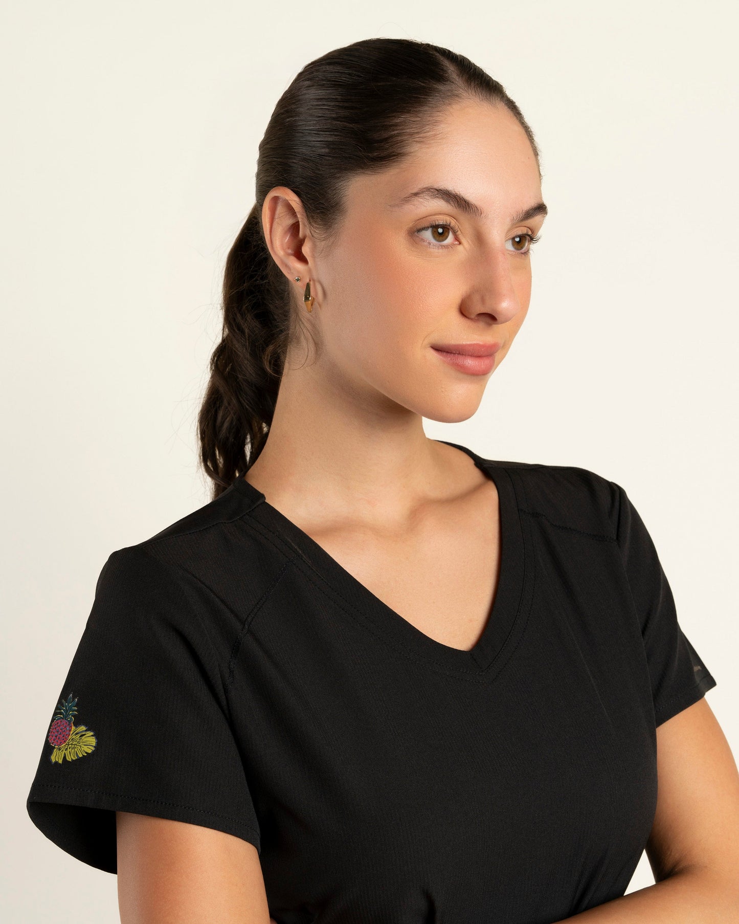 TOP MUJER WONDER JUNGLE NEGRO
