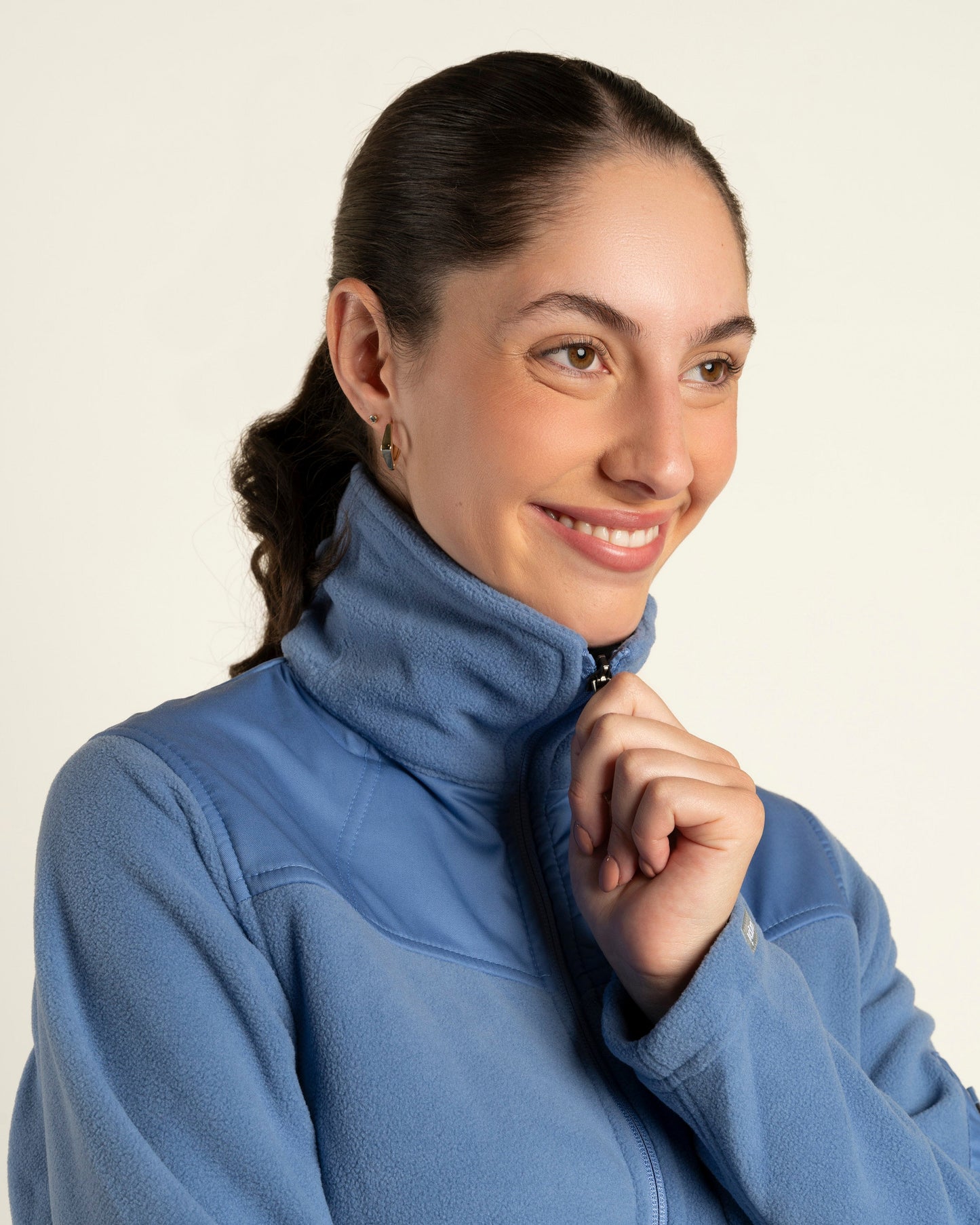 POLAR MICROFLEECE MUJER CELESTE