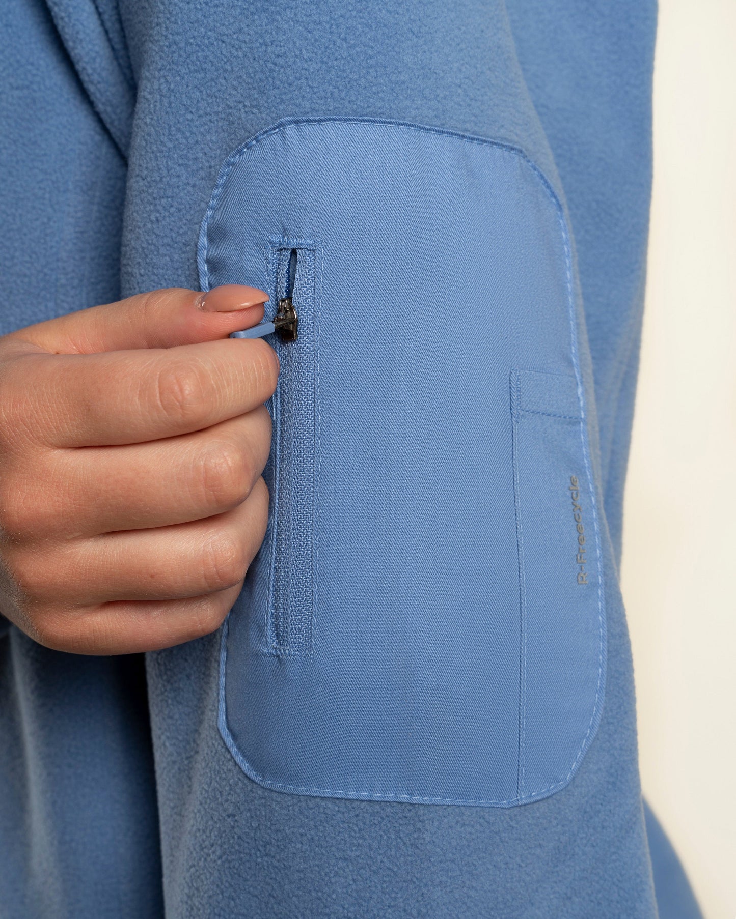 POLAR MICROFLEECE MUJER CELESTE