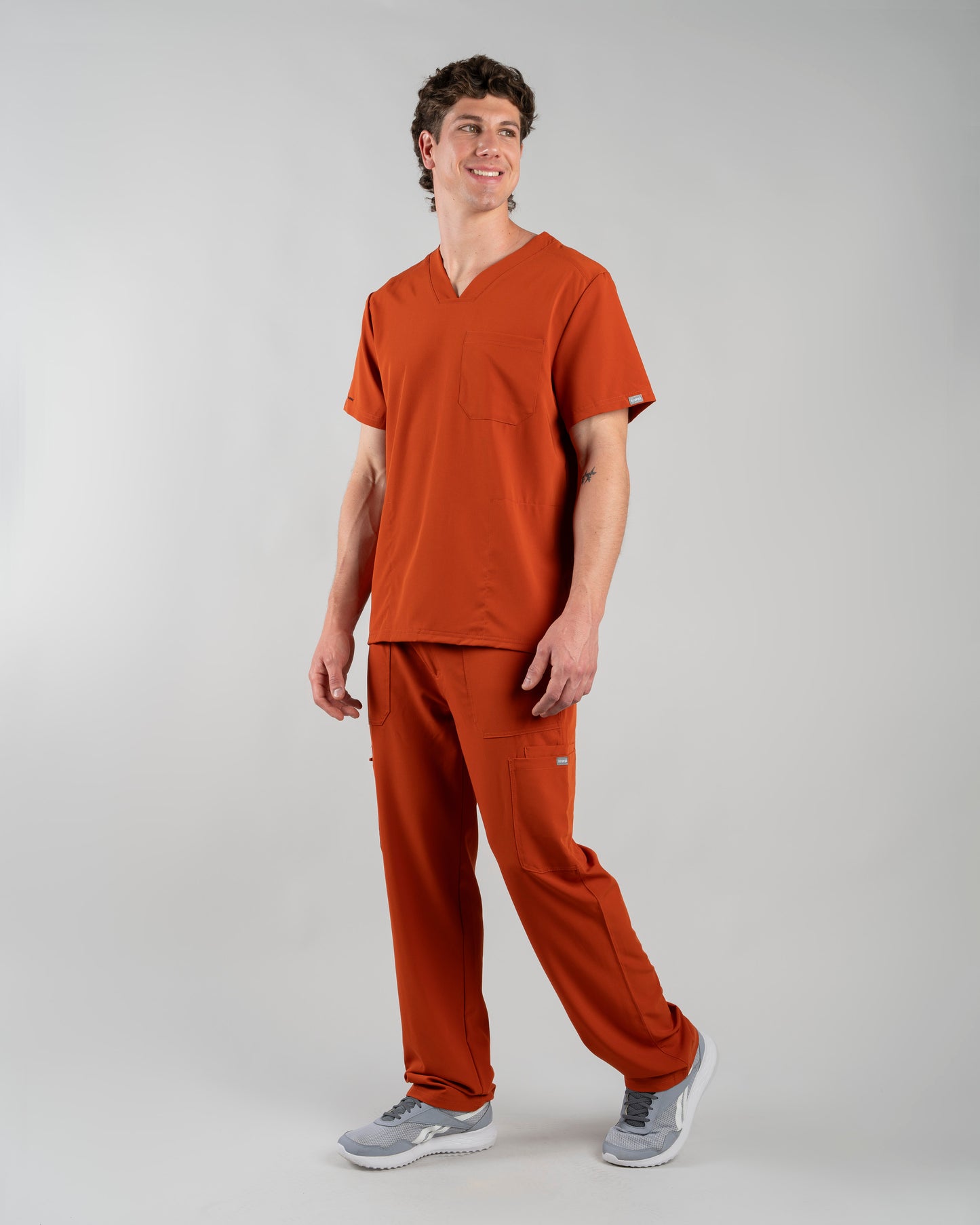 TOP HOMBRE COMFORT TERRACOTA