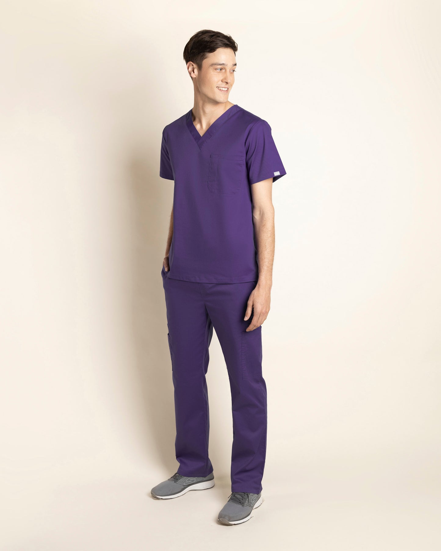 TOP HOMBRE WORK MORADO
