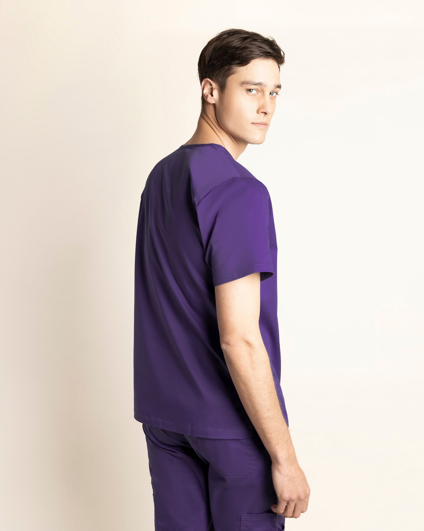 TOP HOMBRE WORK MORADO