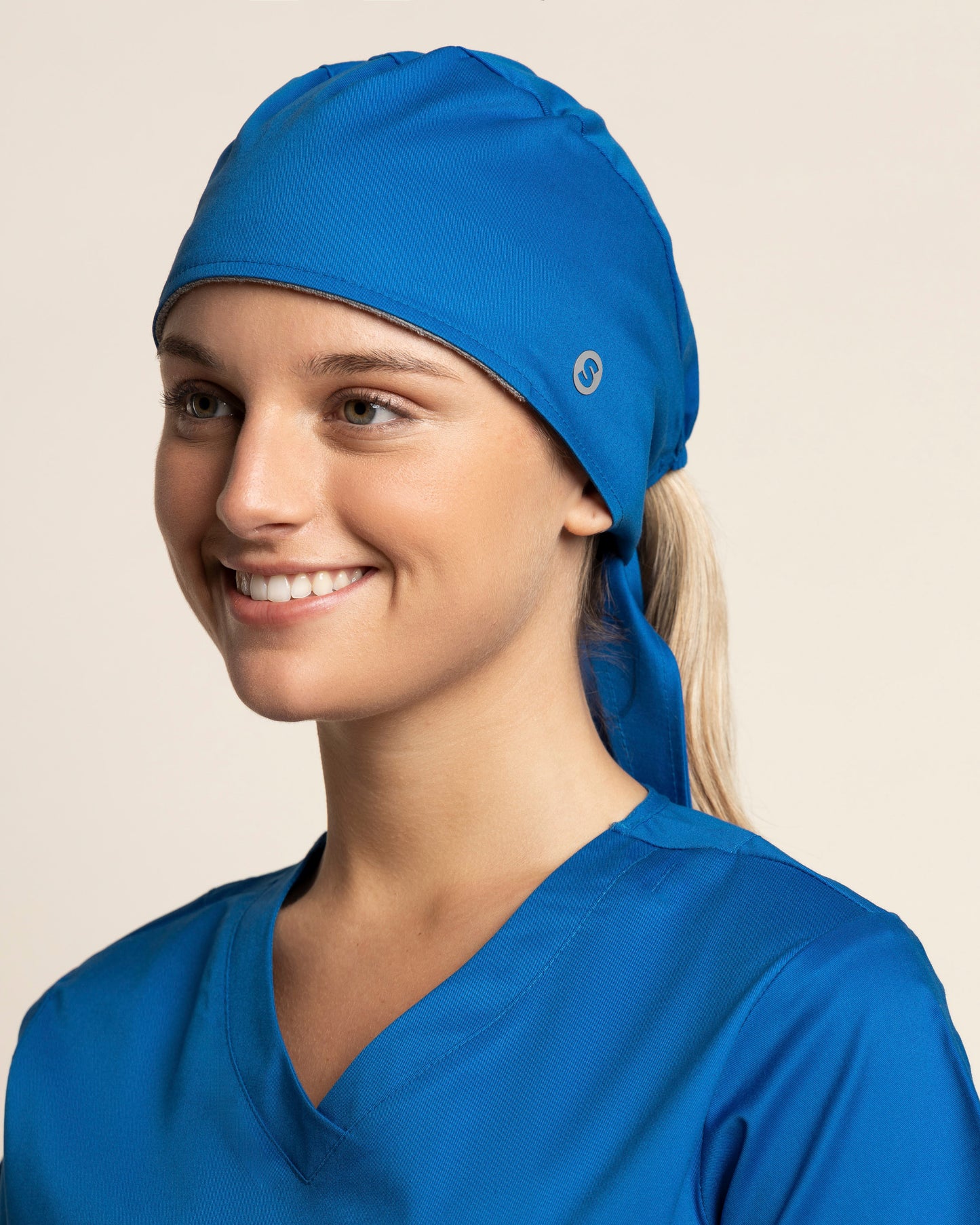 GORRO CLÍNICO WORK AZUL REY