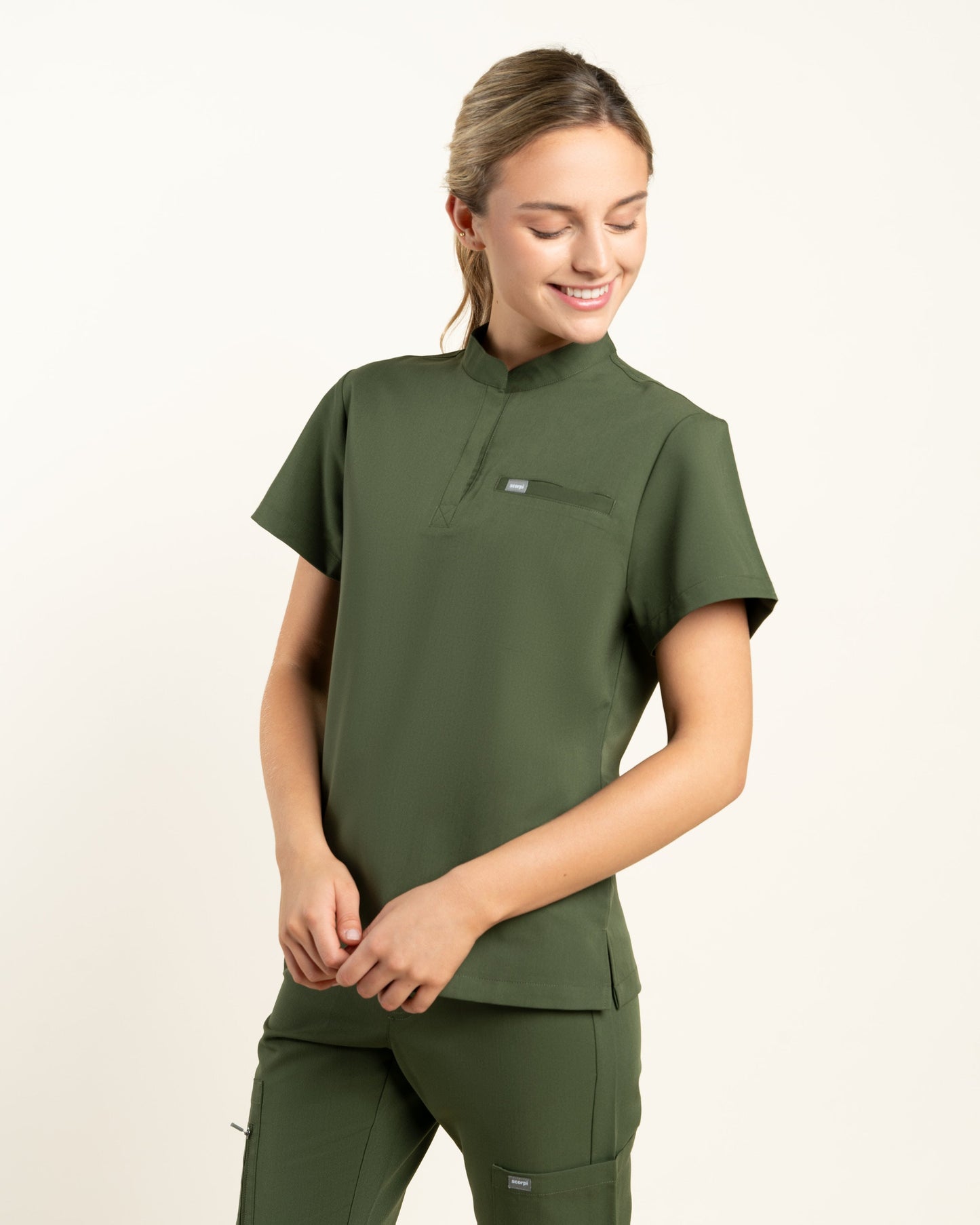 TOP MUJER DYNAMIC MILITARY - CUELLO JOKE