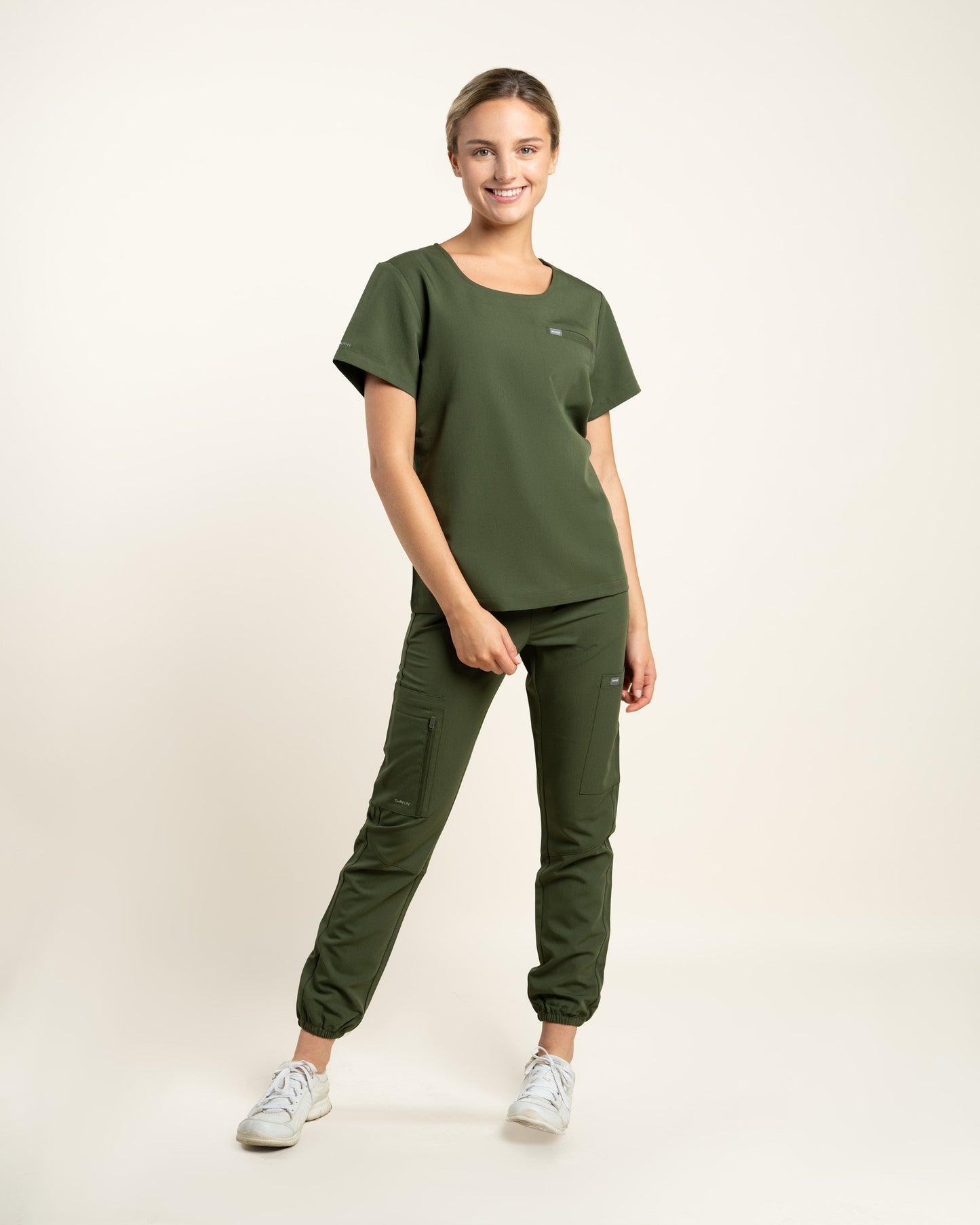 TOP MUJER DYNAMIC MILITARY - CUELLO JOKE