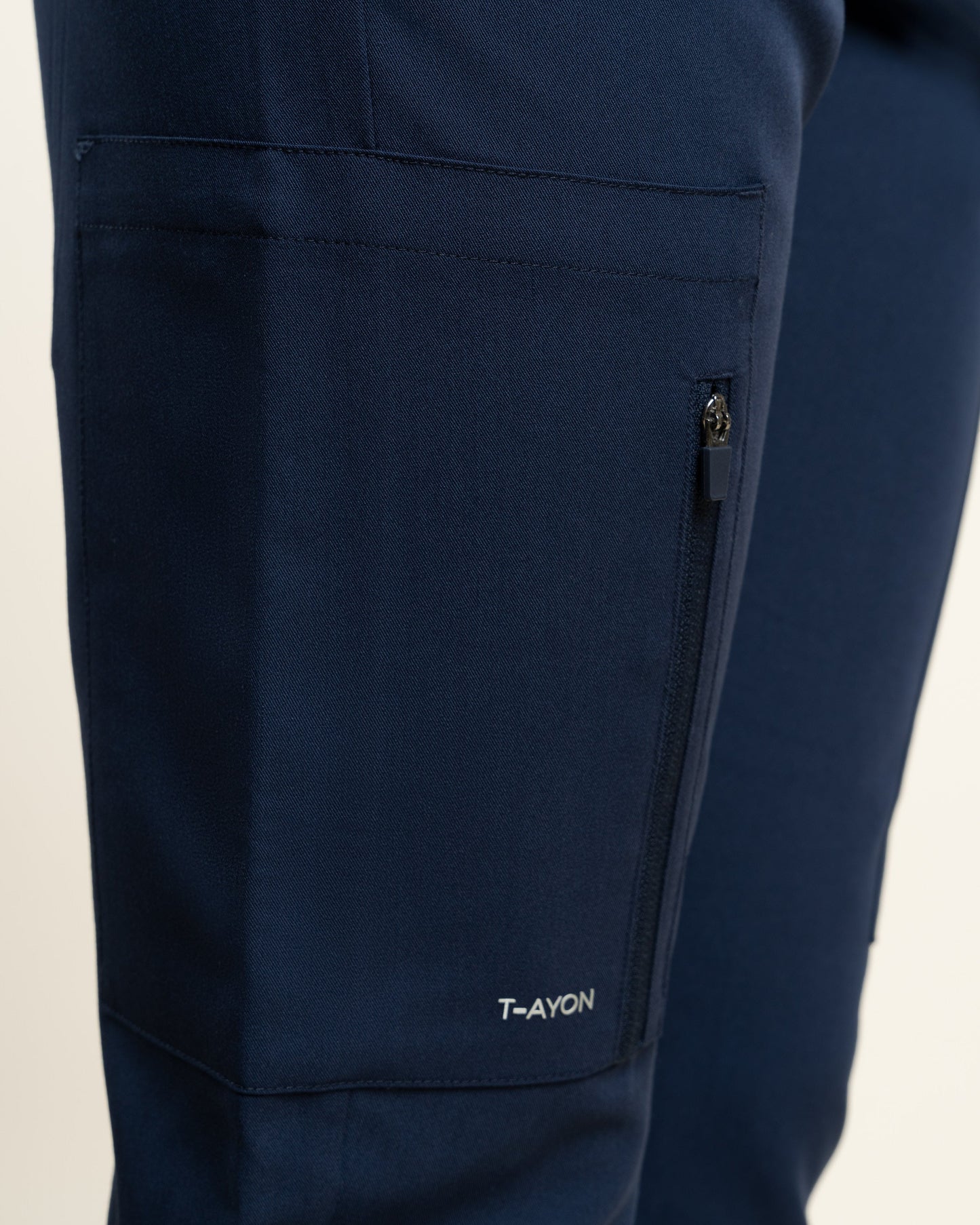 PANTALON MUJER DYNAMIC MARINO - PUÑO RIB