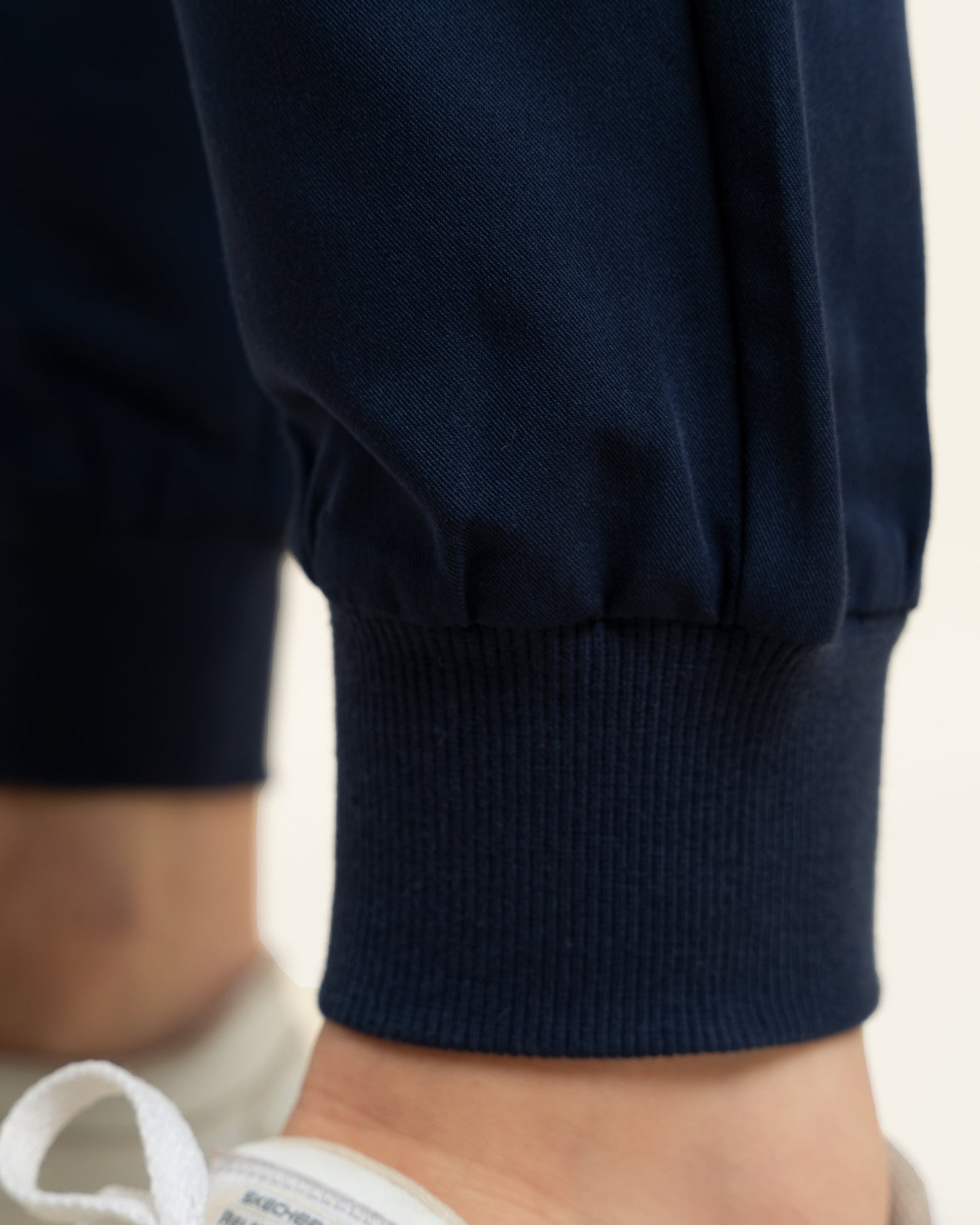 PANTALON MUJER DYNAMIC MARINO - PUÑO RIB
