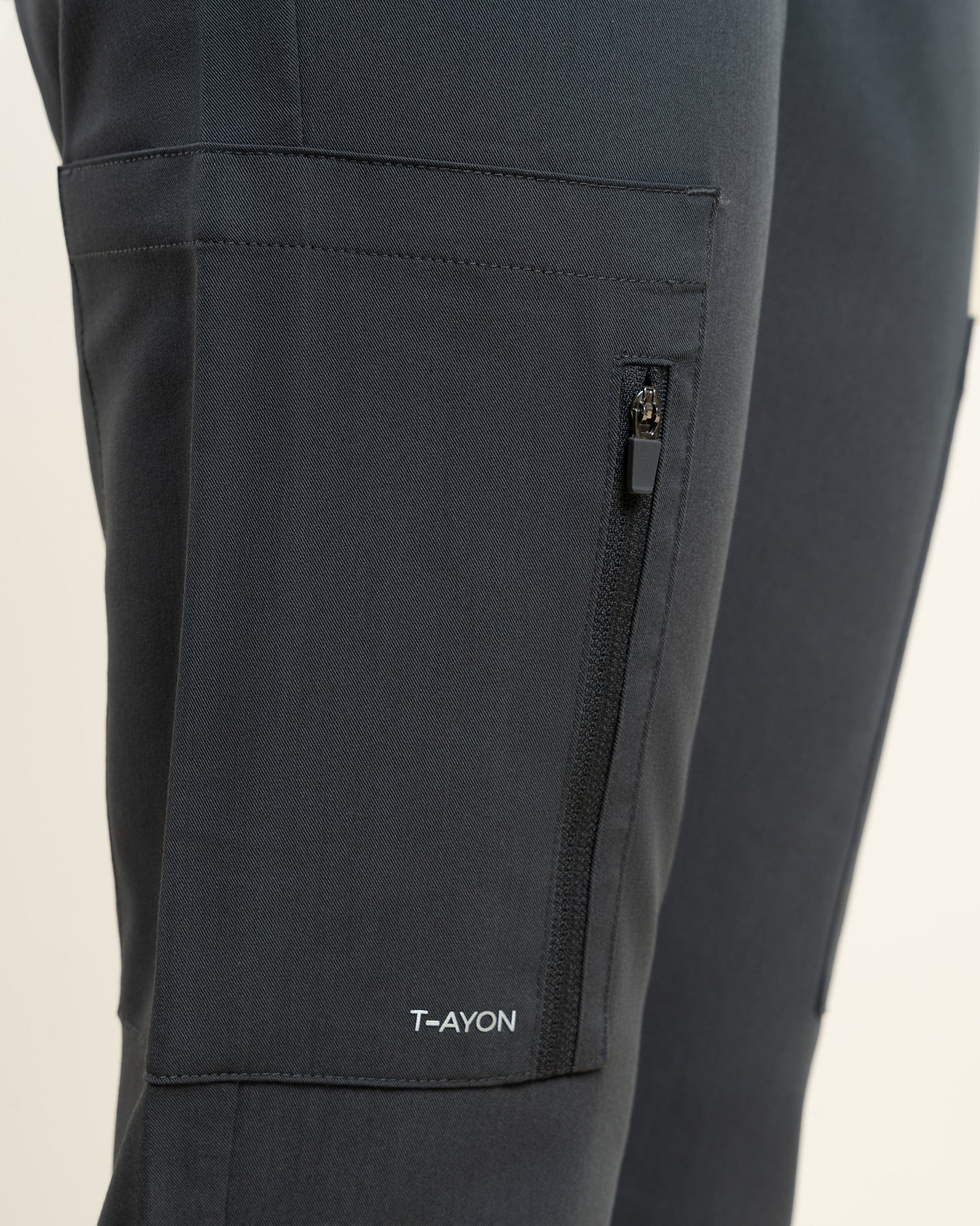 PANTALON MUJER DYNAMIC GRIS - PUÑO RIB