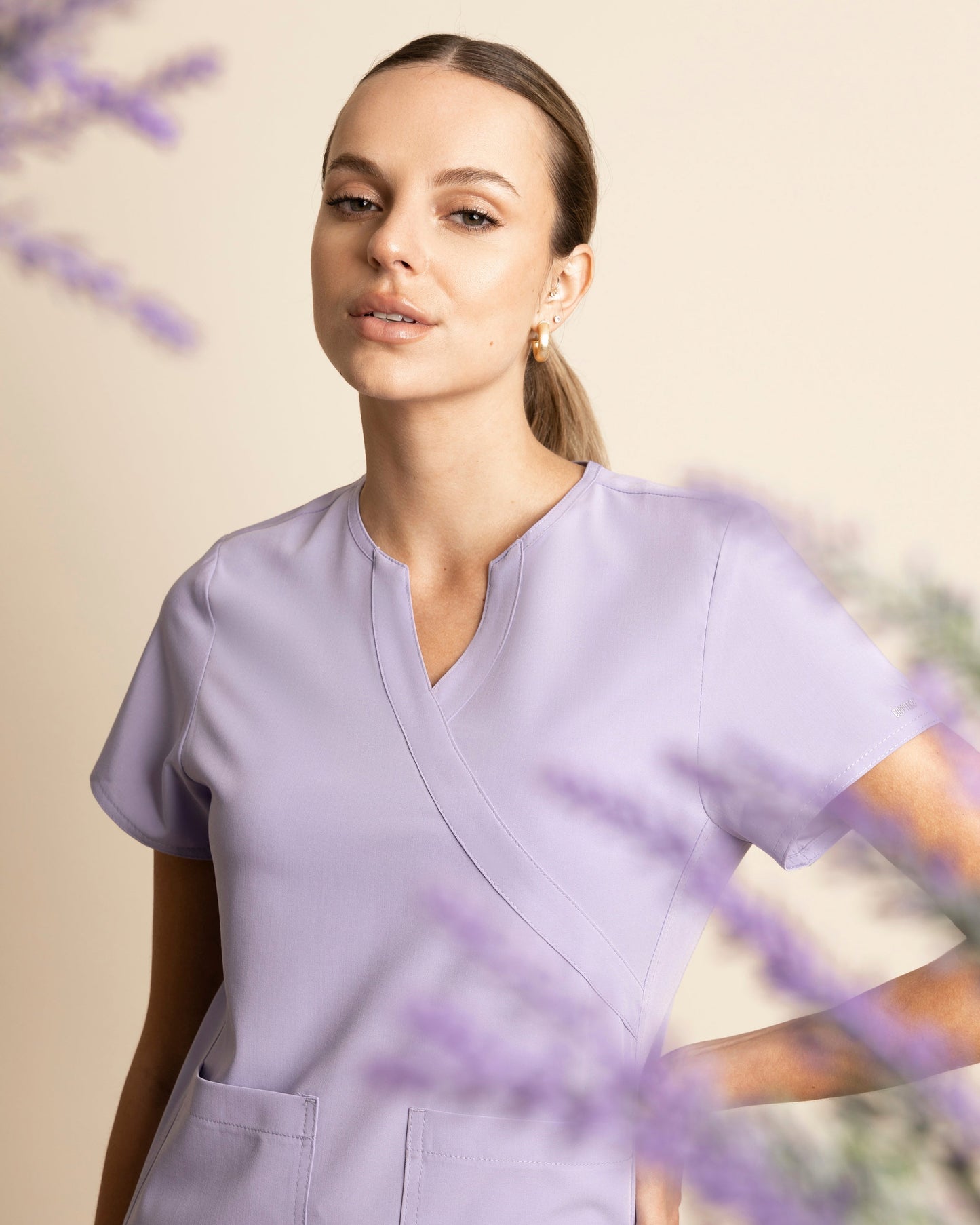 TOP MUJER COMFORT LILA