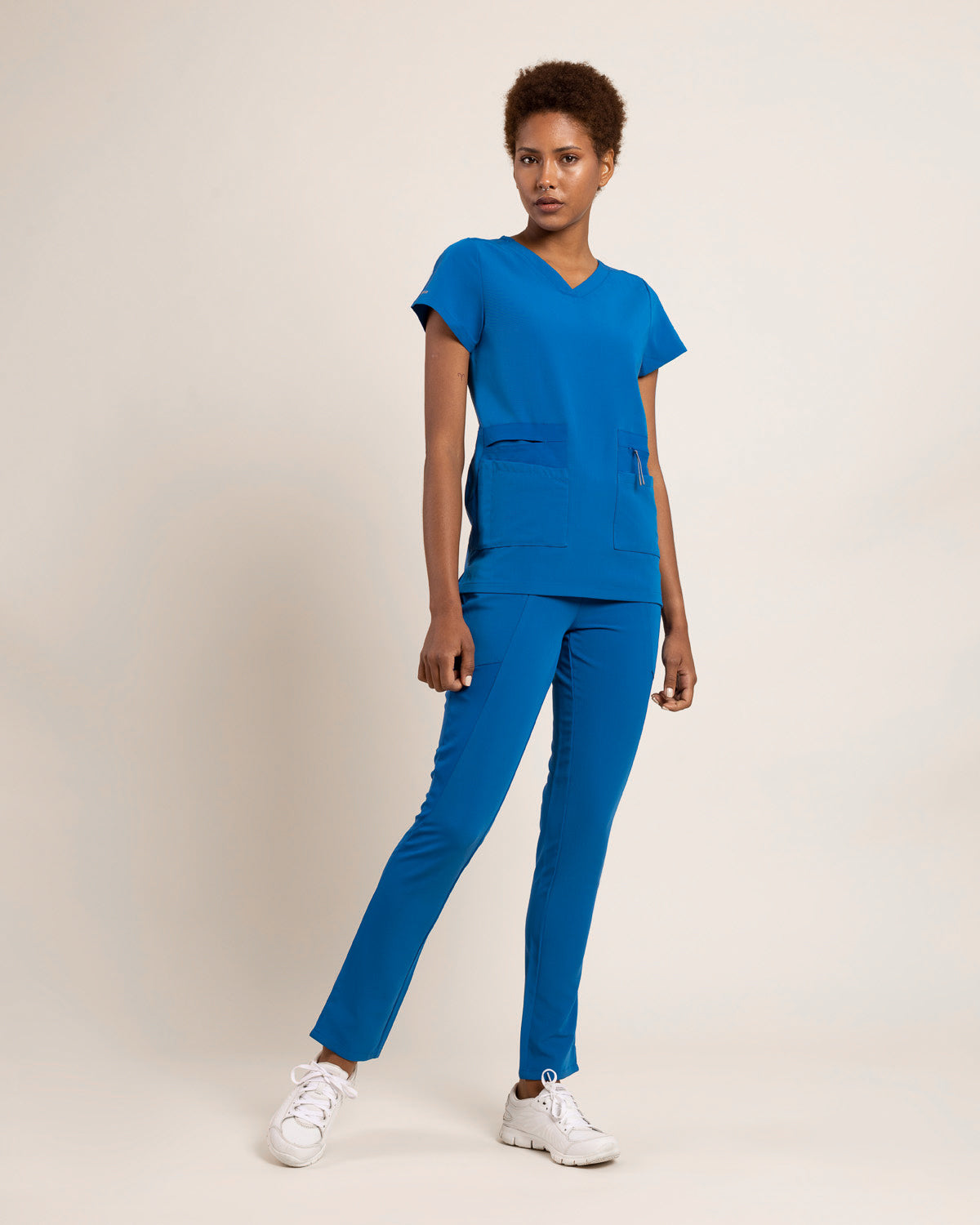 TOP MUJER ADVANCE AZUL REY