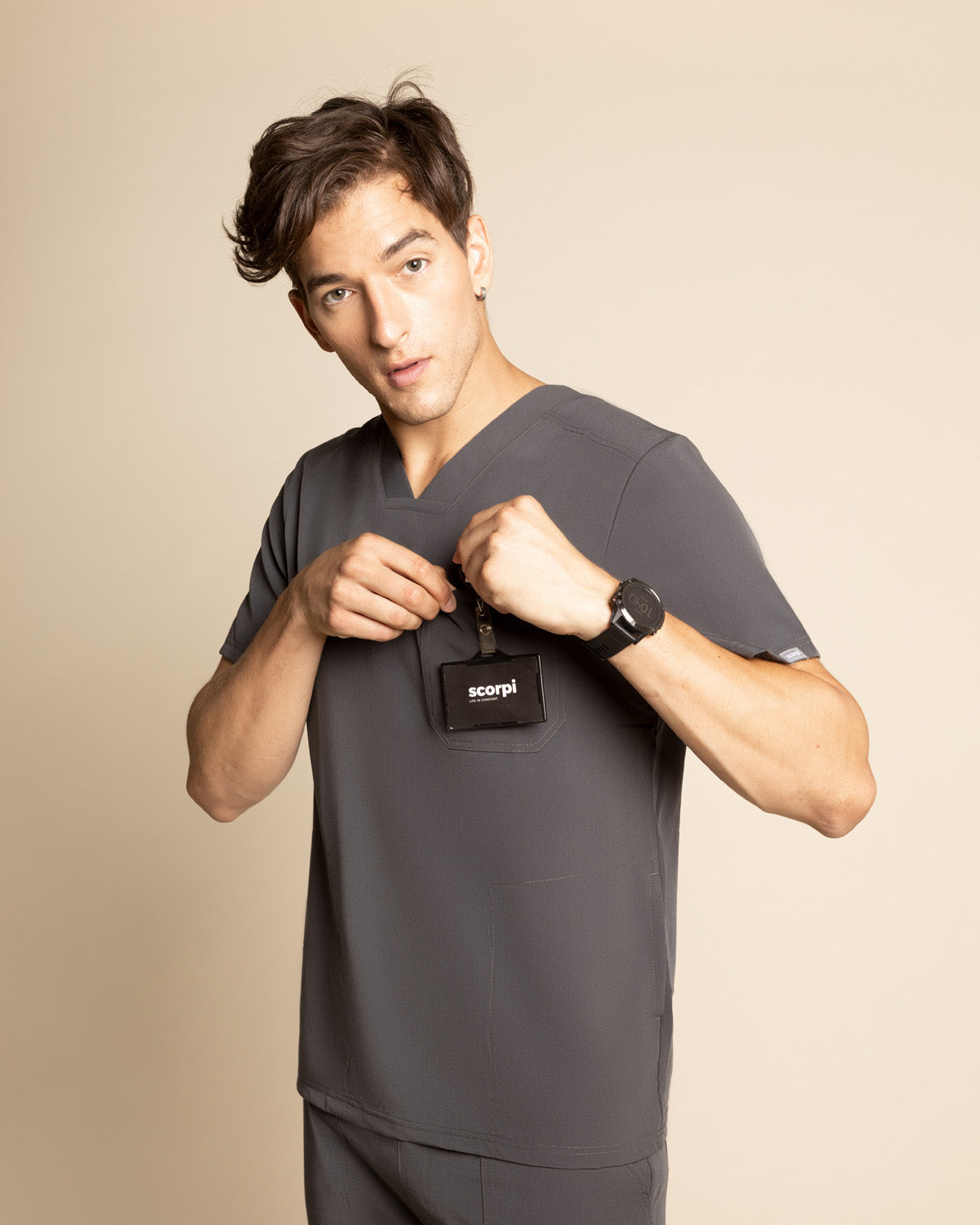 TOP HOMBRE COMFORT GRIS