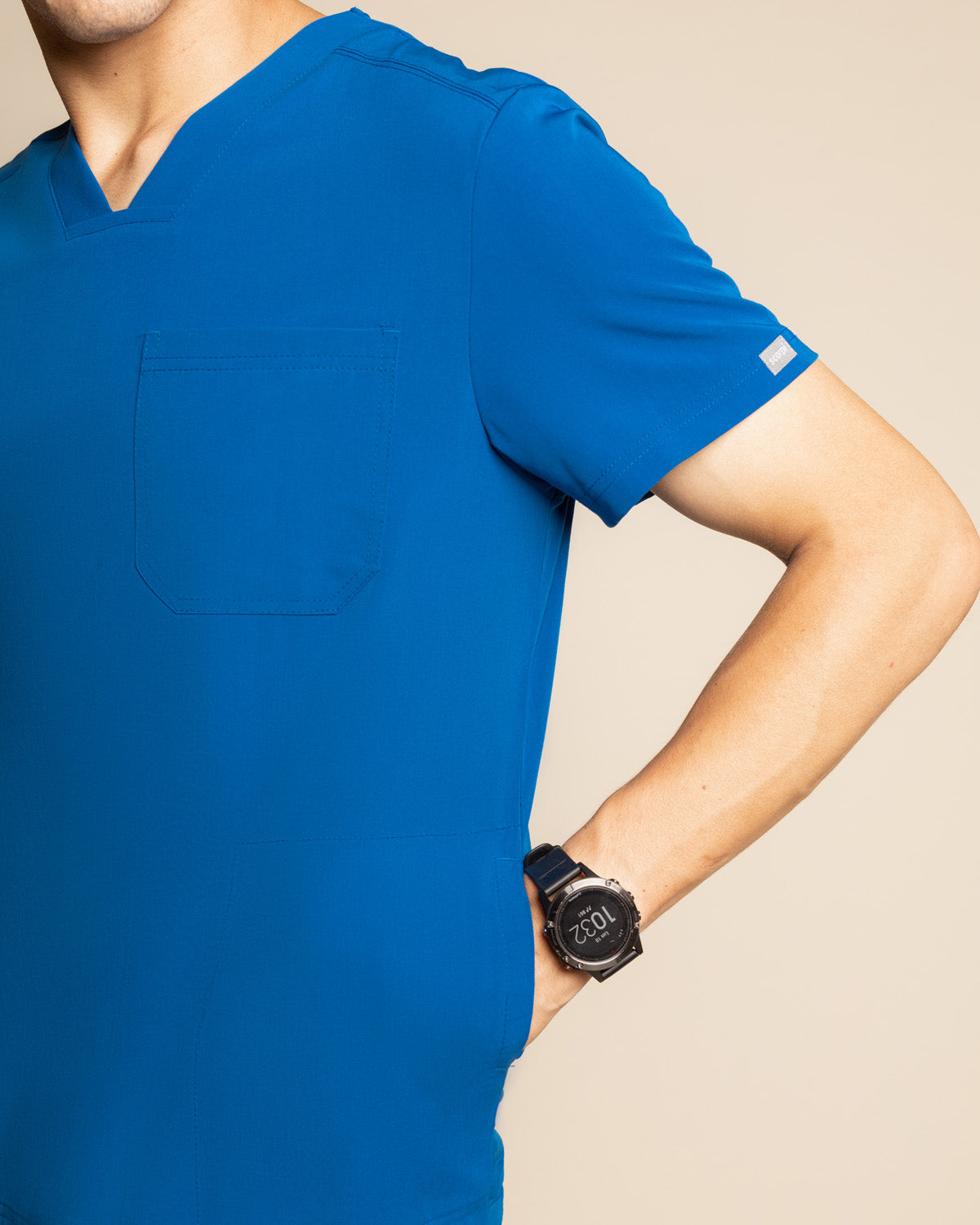 TOP HOMBRE COMFORT AZUL REY