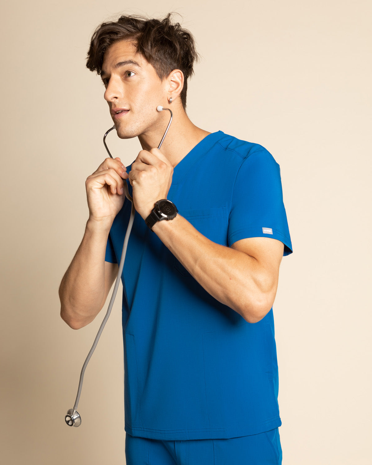 TOP HOMBRE COMFORT AZUL REY