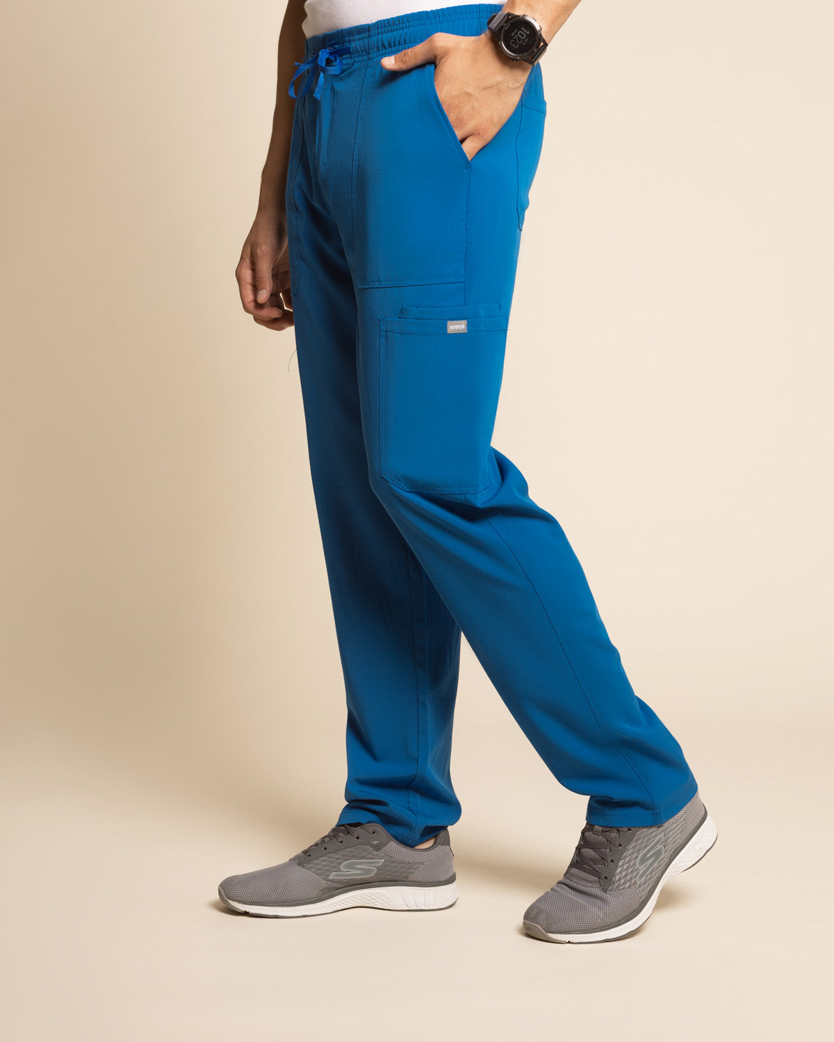 PANTALON HOMBRE COMFORT AZUL REY