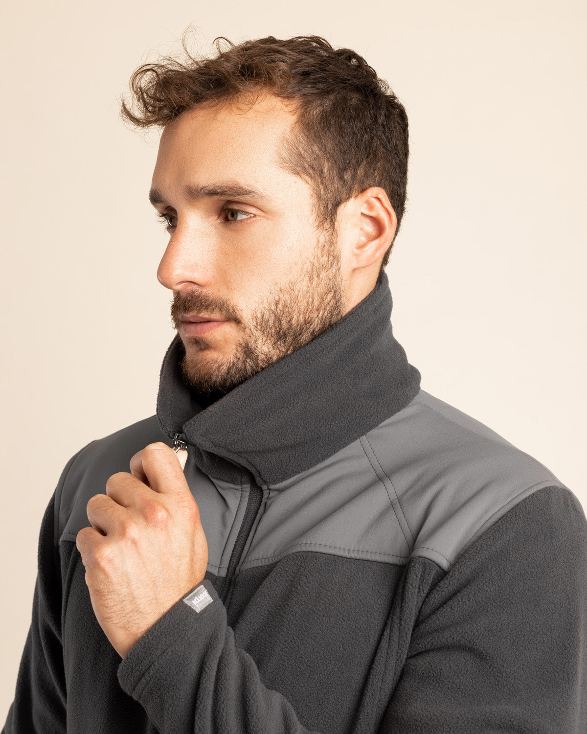 POLAR MICROFLEECE HOMBRE GRIS