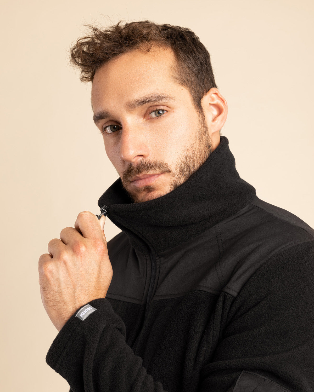 POLAR MICROFLEECE HOMBRE NEGRO