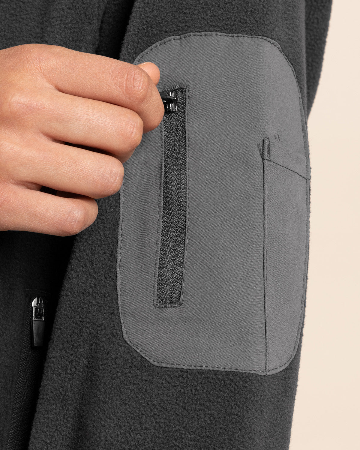 POLAR MICROFLEECE MUJER GRIS