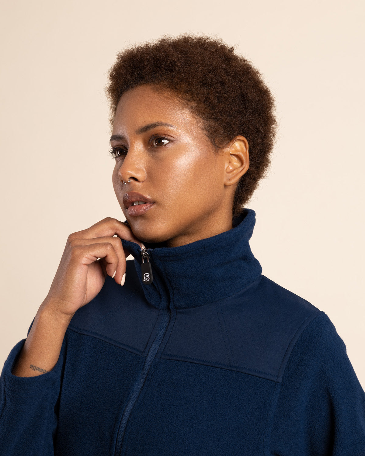 POLAR MICROFLEECE MUJER MARINO