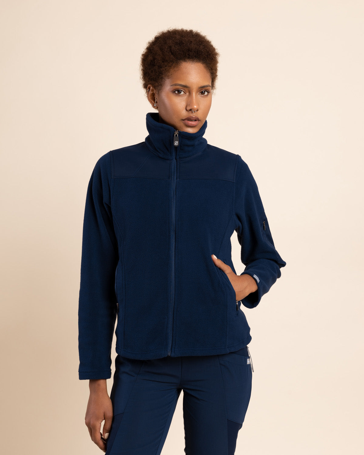 POLAR MICROFLEECE MUJER MARINO