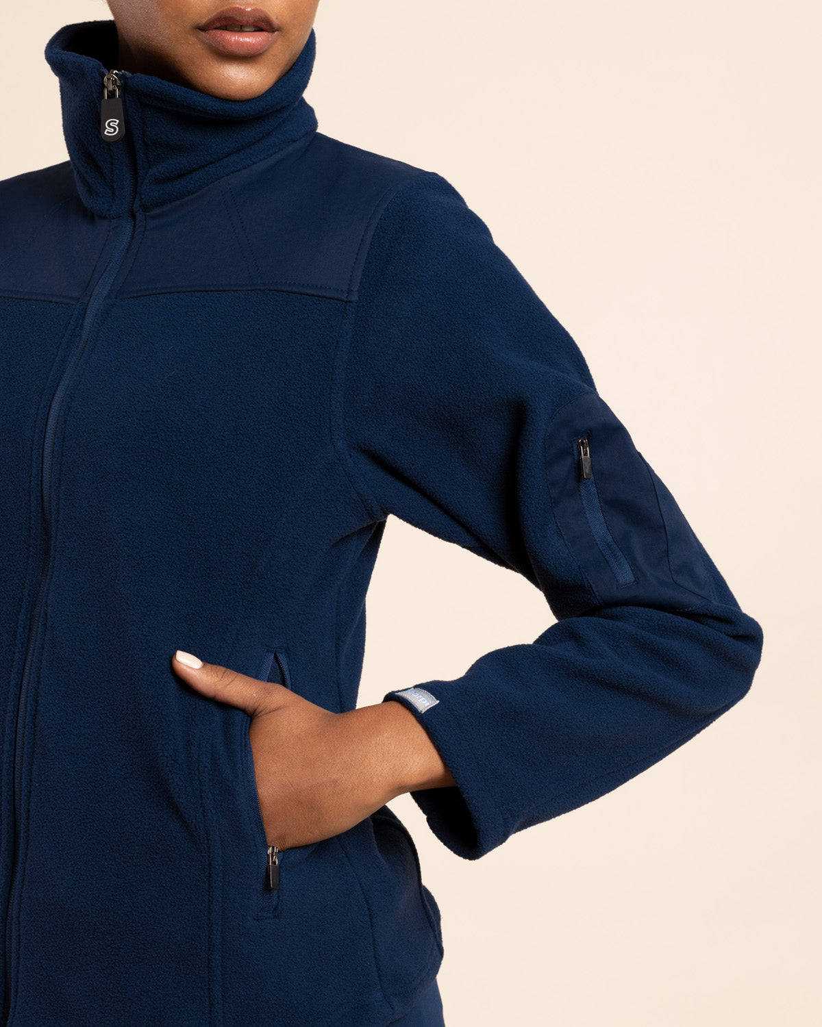 POLAR MICROFLEECE MUJER MARINO