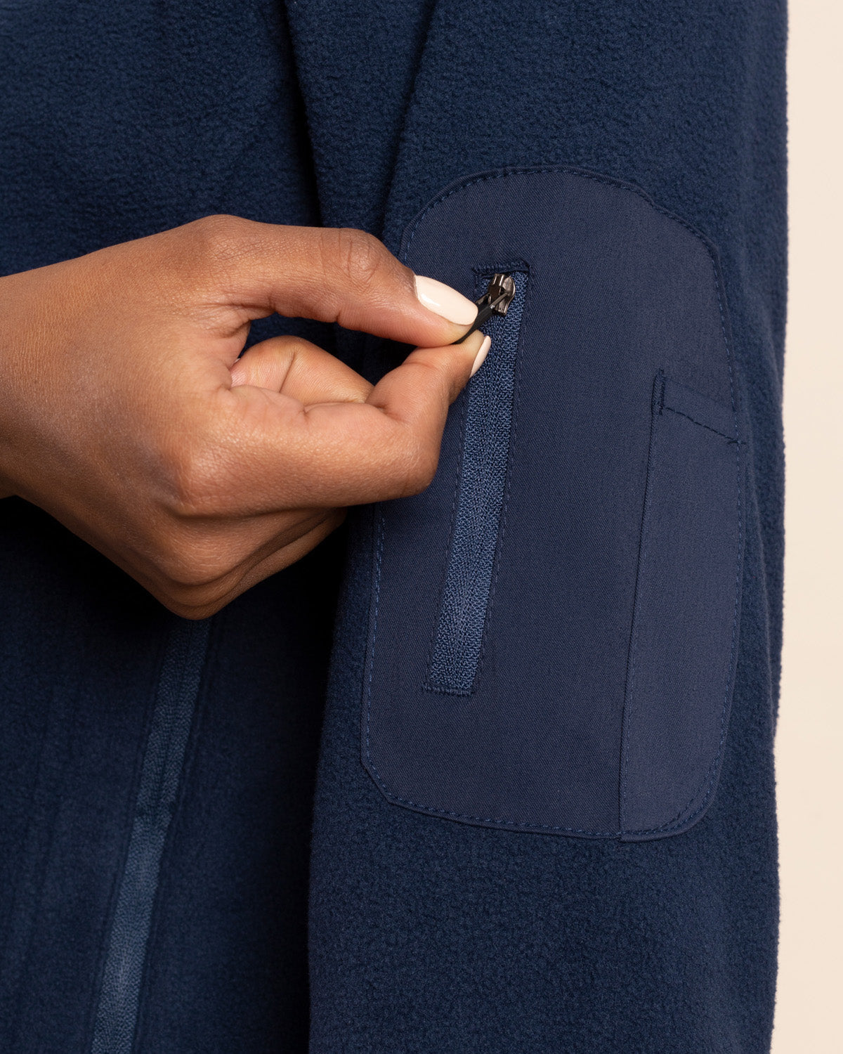 POLAR MICROFLEECE MUJER MARINO