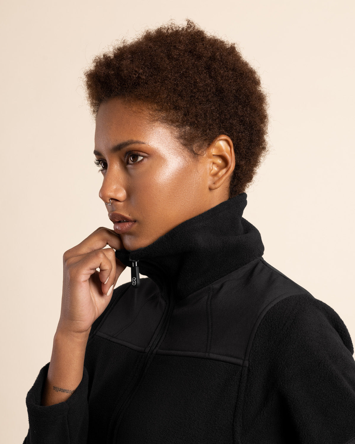 POLAR MICROFLEECE MUJER NEGRO
