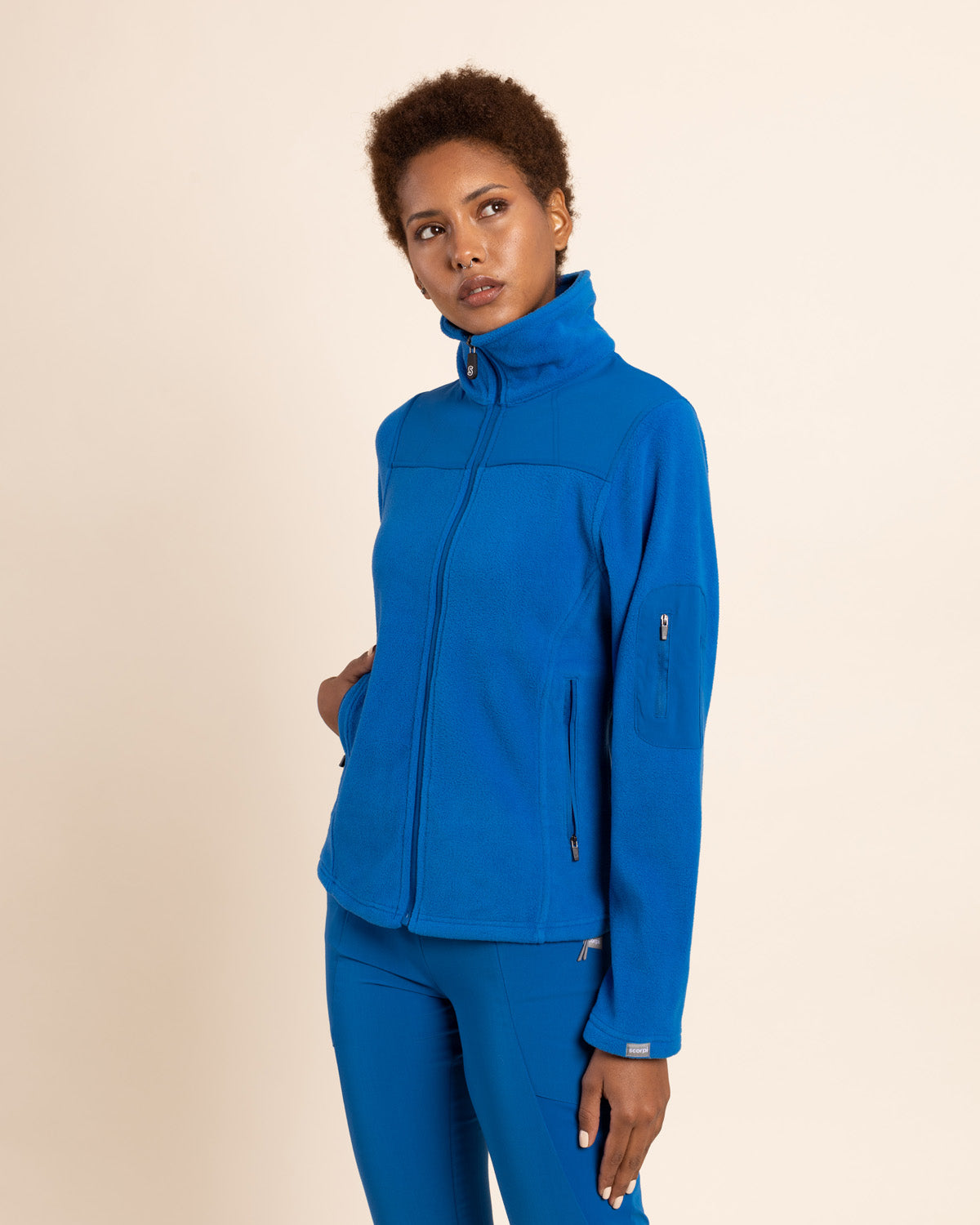 POLAR MICROFLEECE MUJER AZUL REY