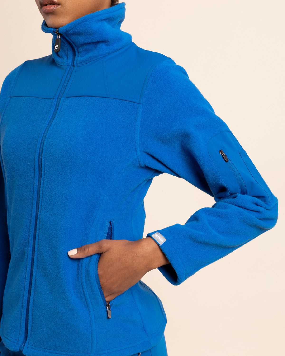 POLAR MICROFLEECE MUJER AZUL REY