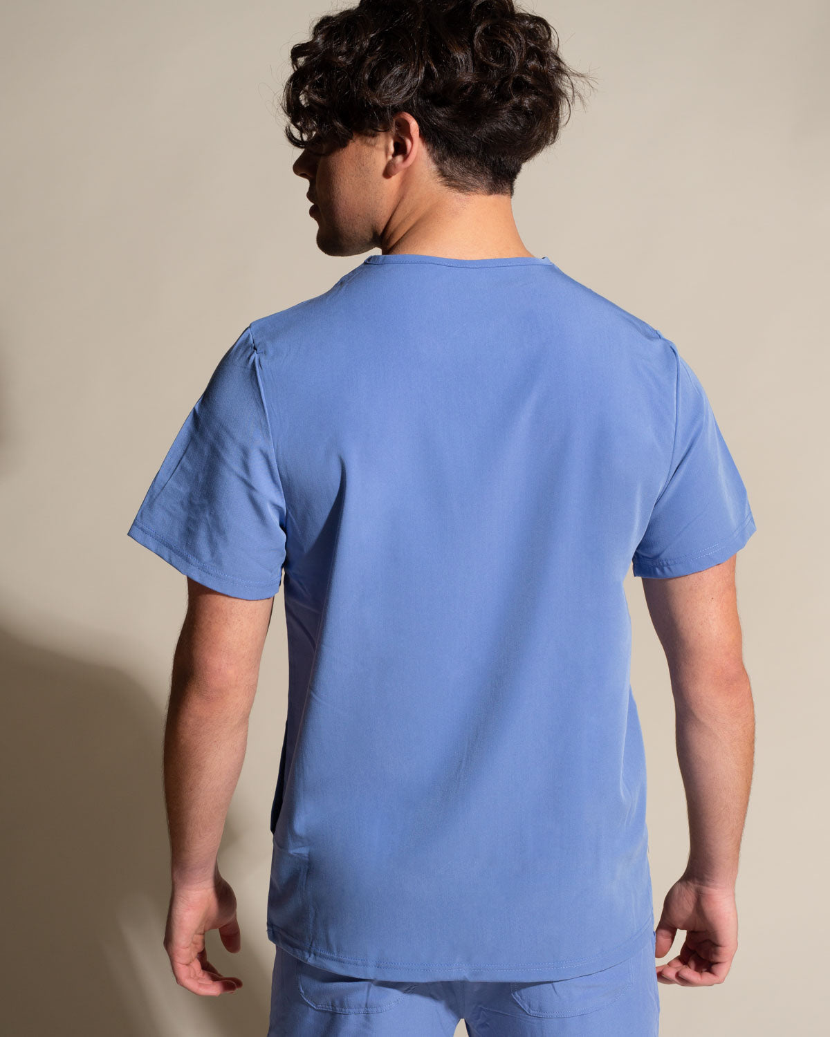 TOP HOMBRE COMFORT CELESTE