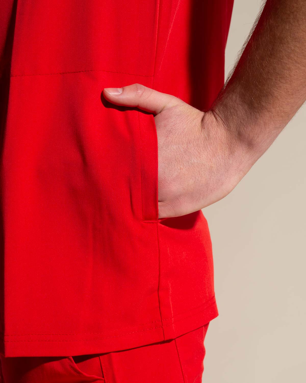 TOP HOMBRE COMFORT ROJO