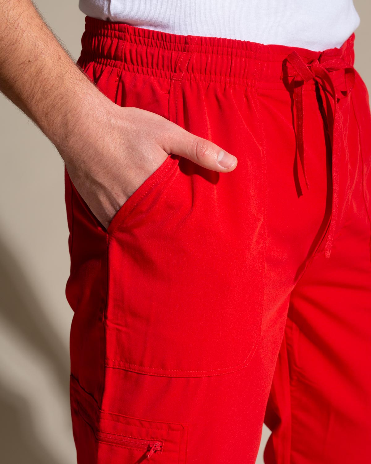 PANTALON HOMBRE COMFORT ROJO