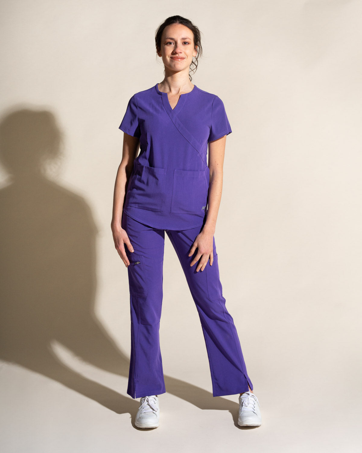PANTALON MUJER COMFORT MORADO