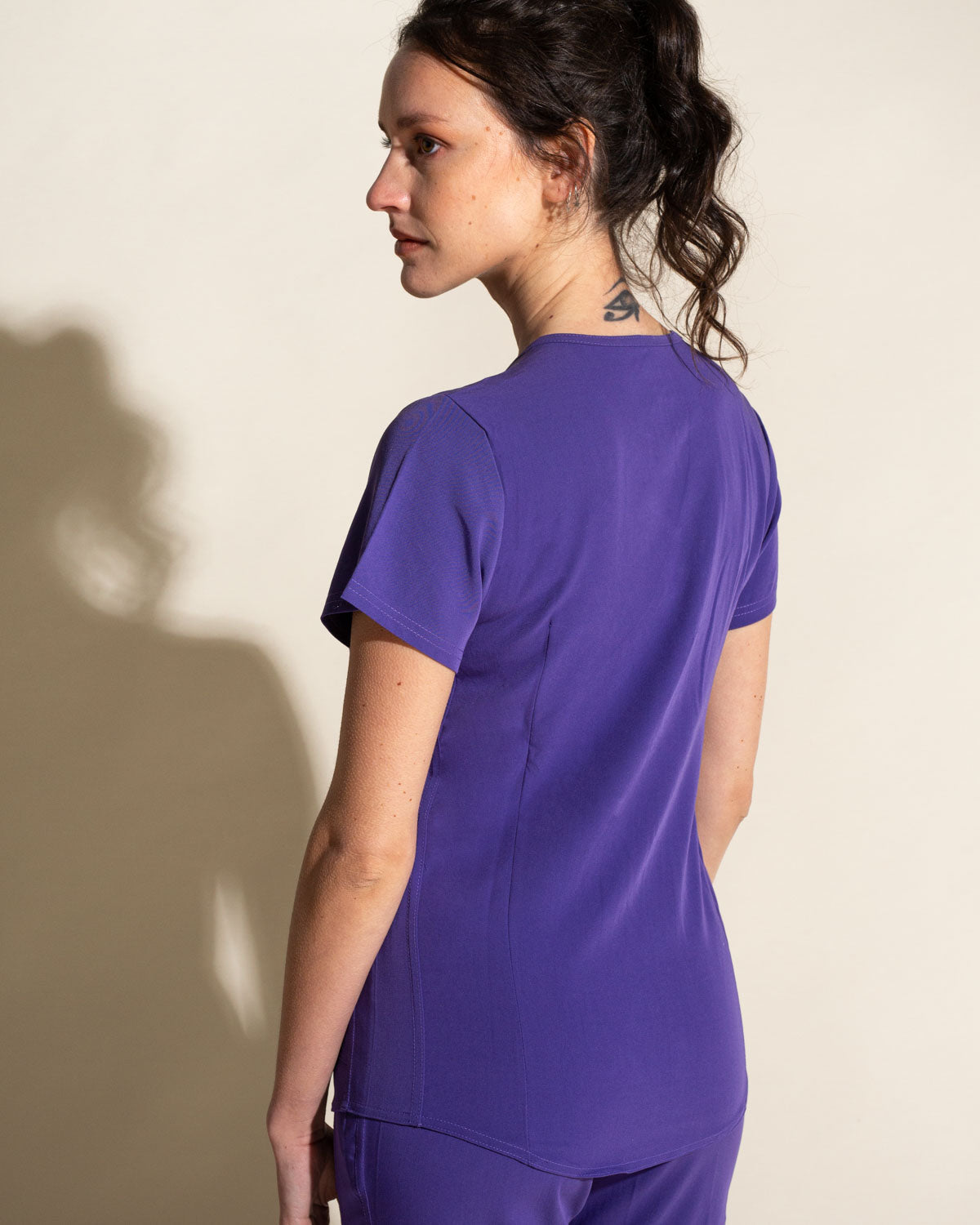 TOP MUJER COMFORT MORADO
