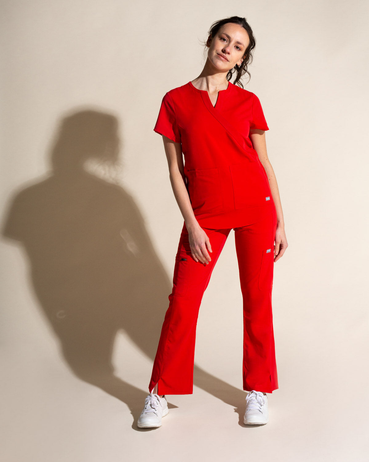 TOP MUJER COMFORT ROJO