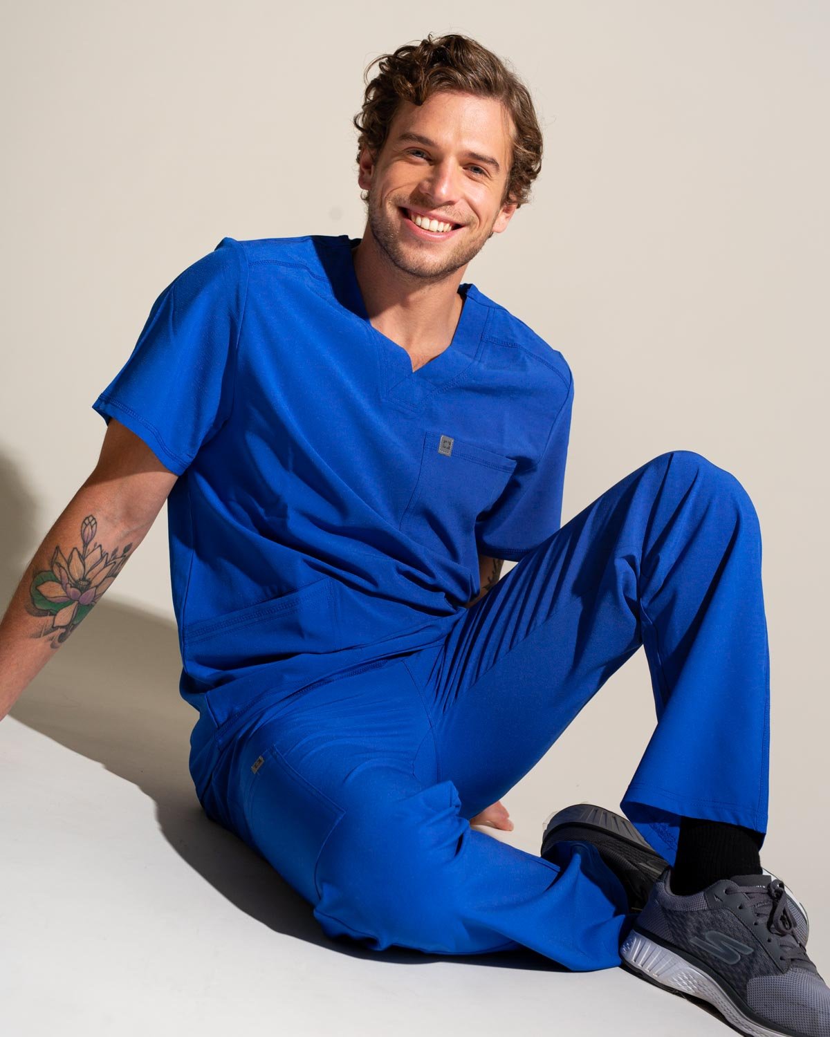 PANTALON HOMBRE SPORT STRETCH AZUL REY