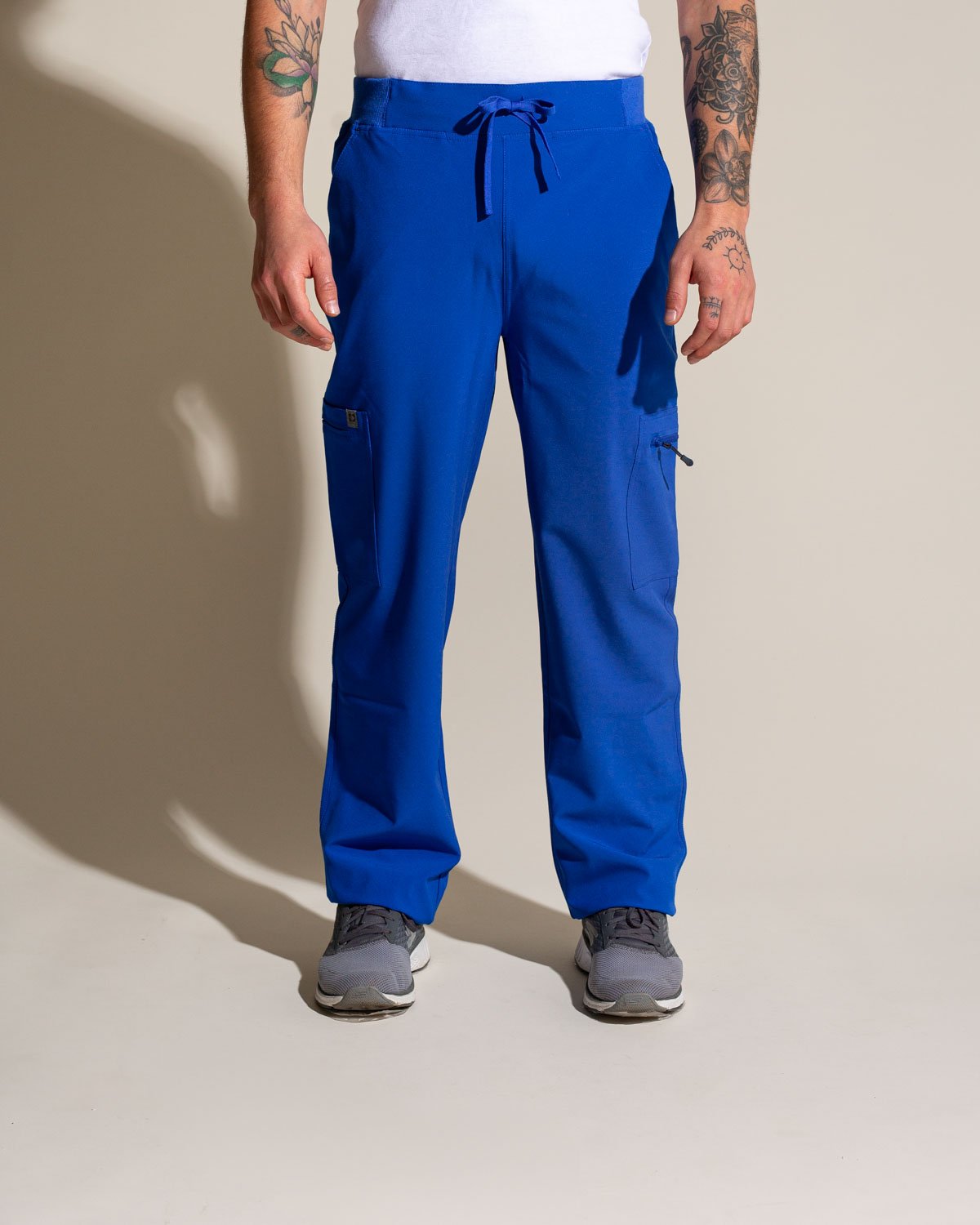 PANTALON HOMBRE SPORT STRETCH AZUL REY