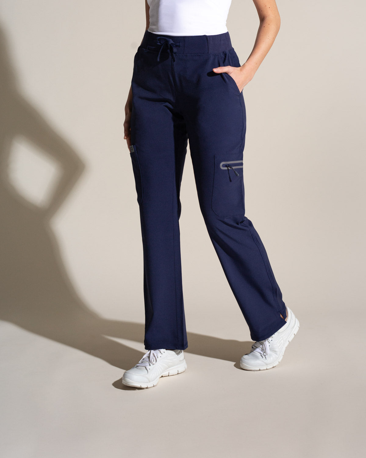 PANTALON MUJER SPORT STRETCH MARINO