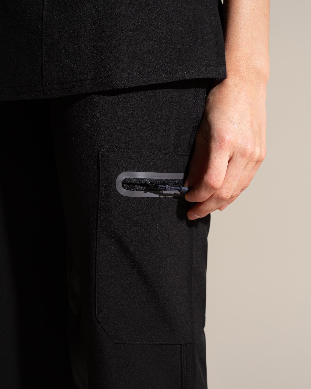 PANTALON MUJER SPORT STRETCH NEGRO