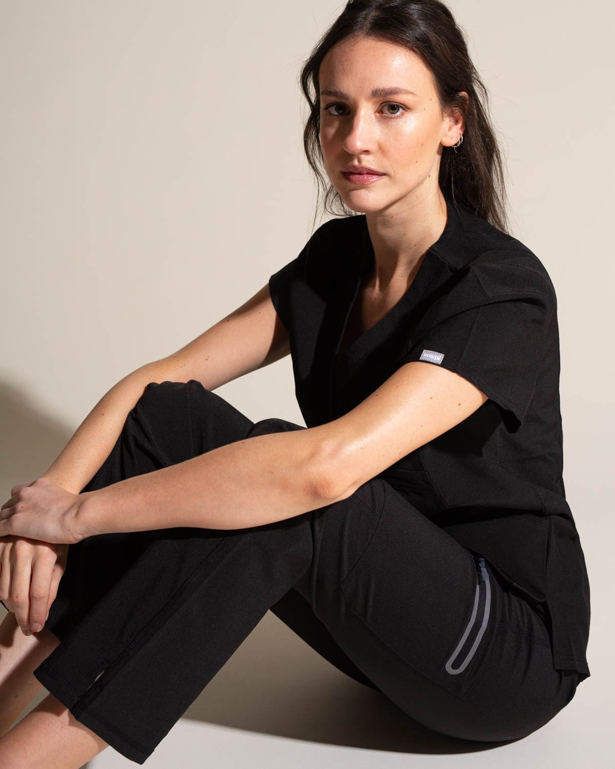 PANTALON MUJER SPORT STRETCH NEGRO