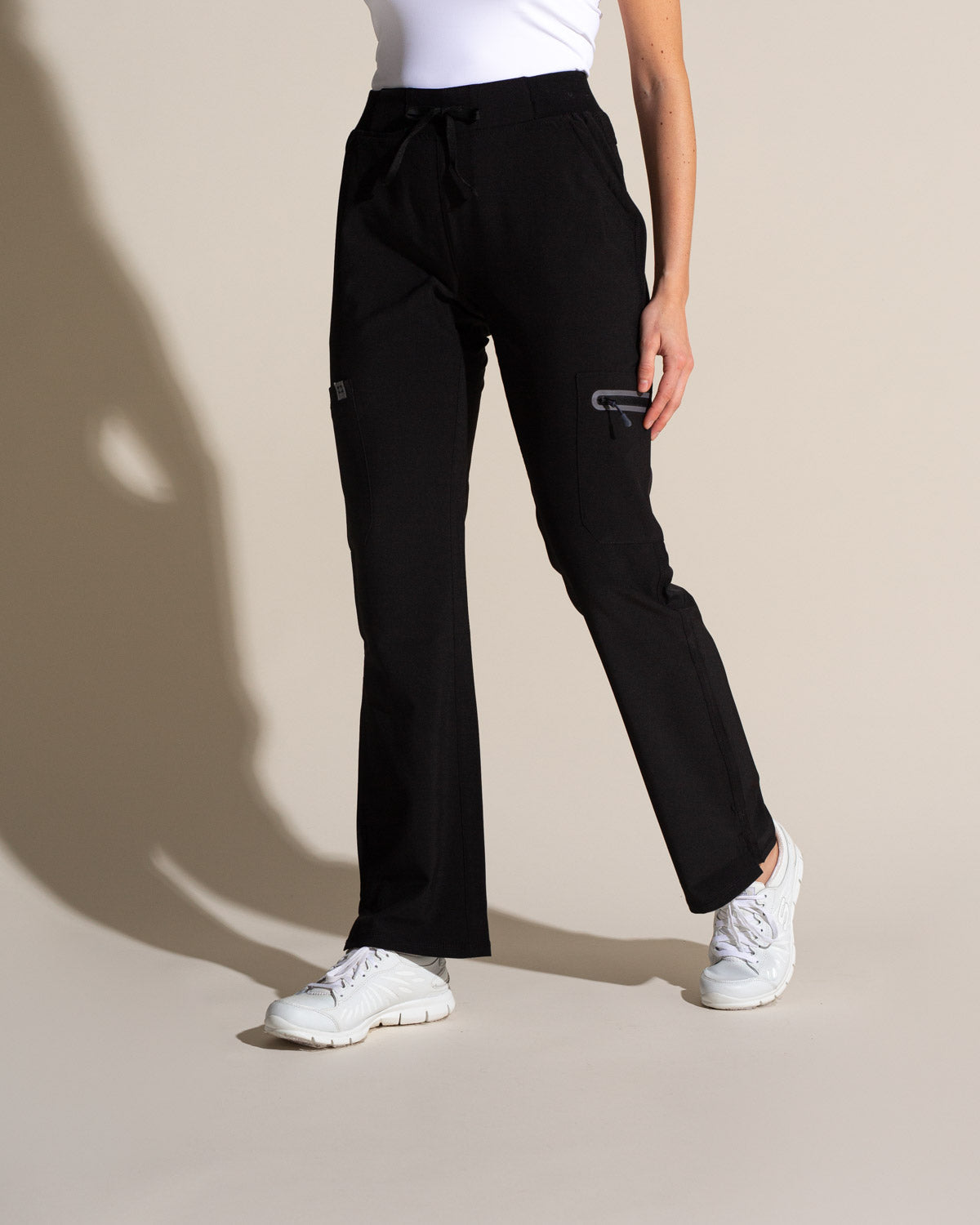 PANTALON MUJER SPORT STRETCH NEGRO