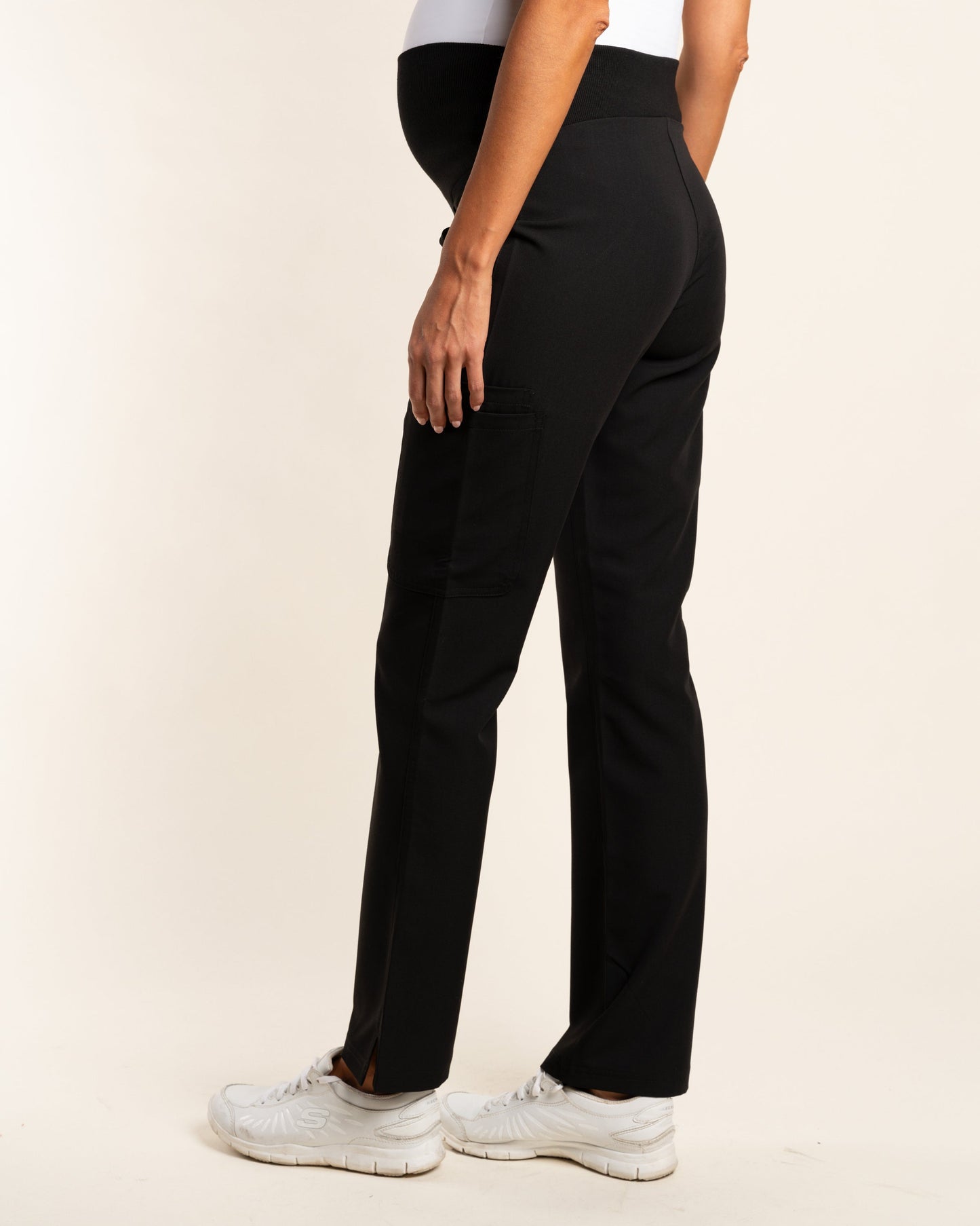 PANTALÓN MUJER MOM'S NEGRO