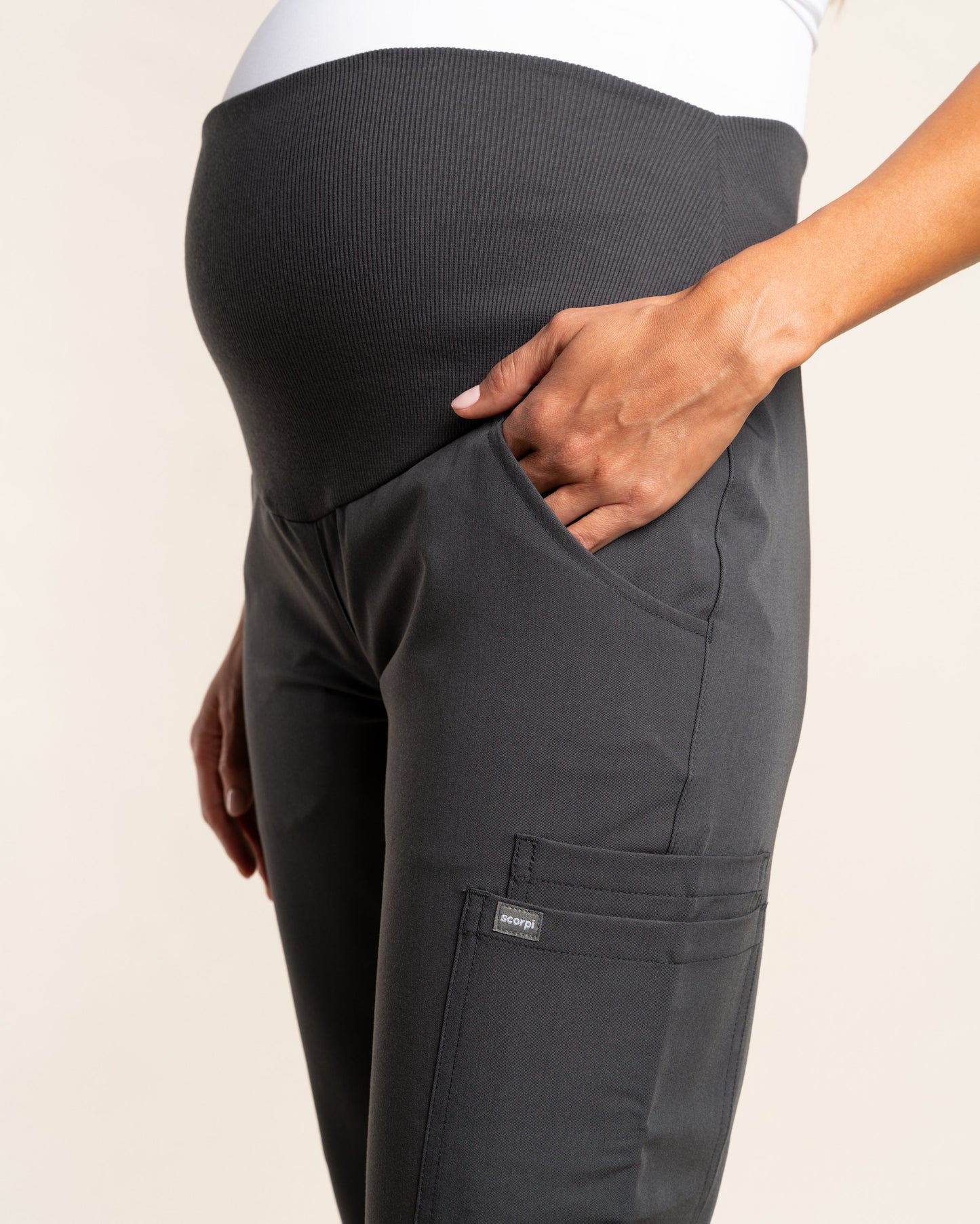 PANTALÓN MUJER MOM'S GRIS